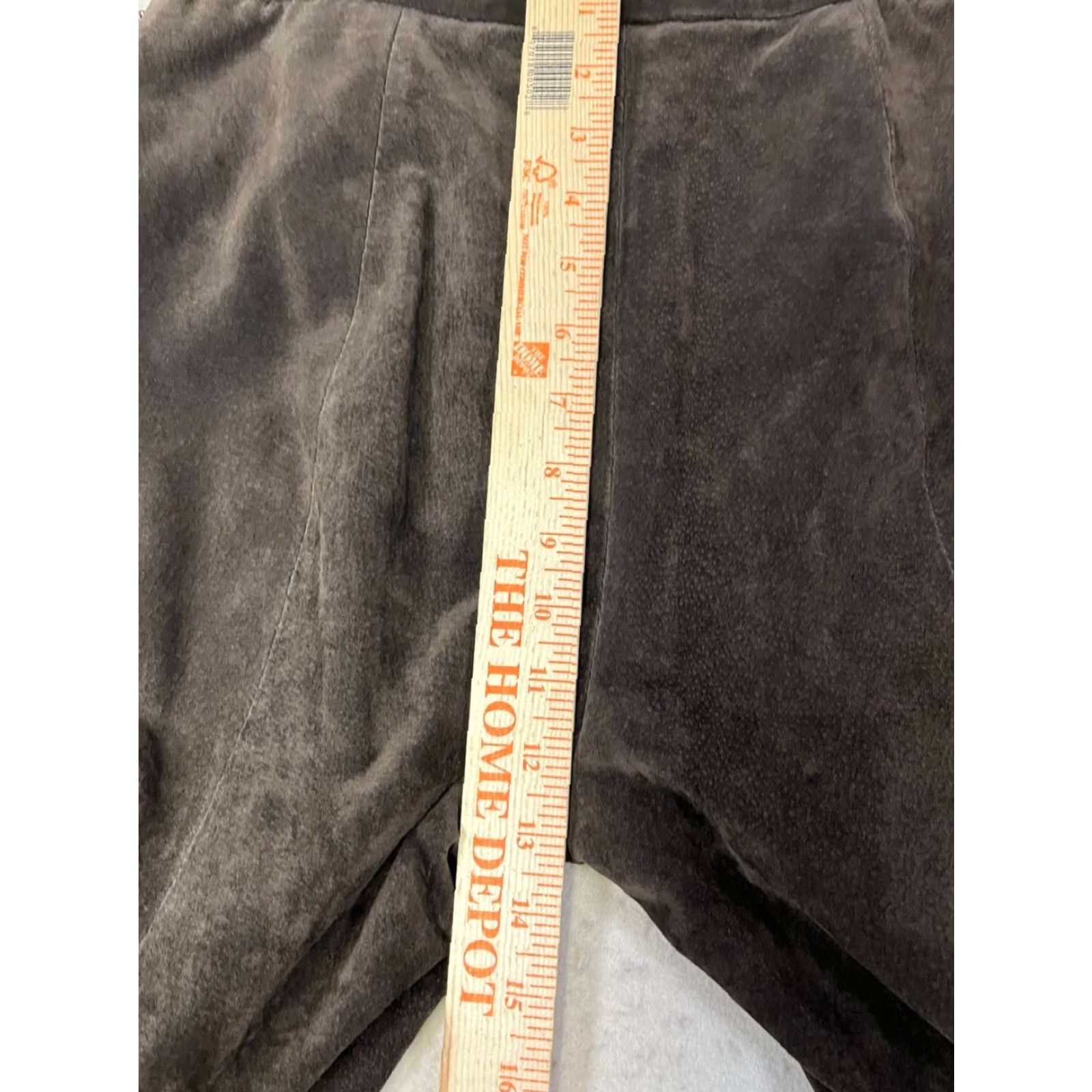 Vintage VINTAGE Clio Brown Leather Suede Pants Size 8 Inseam 30 Women PANTS Brown LTHR Motorcycle Size 30" / US 8 / IT 44 - 3 Thumbnail