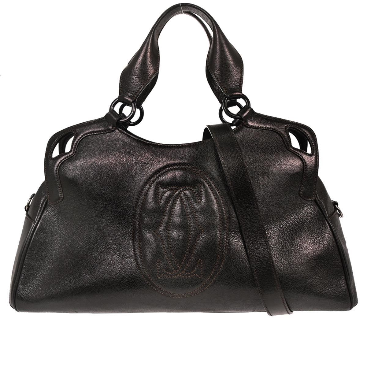 Cartier cartier Marcello Handbag Leather Size ONE SIZE - 1 Thumbnail
