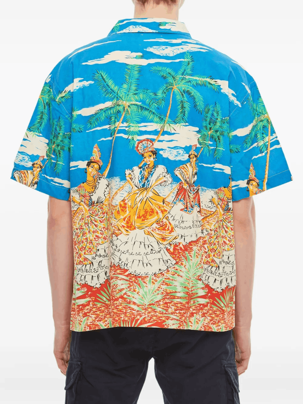 Other Palm Tree Print Short-Sleeved Shirt Size US M / EU 48-50 / 2 - 2 Thumbnail