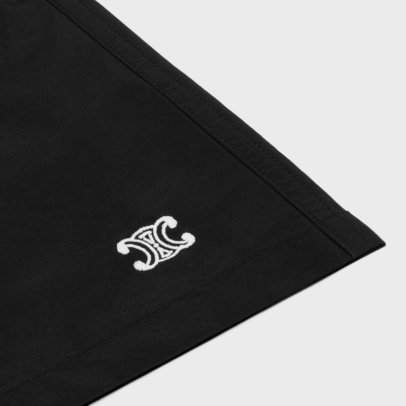 Celine o1mle0426 Triomphe Swim Shorts in Black Size US 36 / EU 52 - 4 Thumbnail