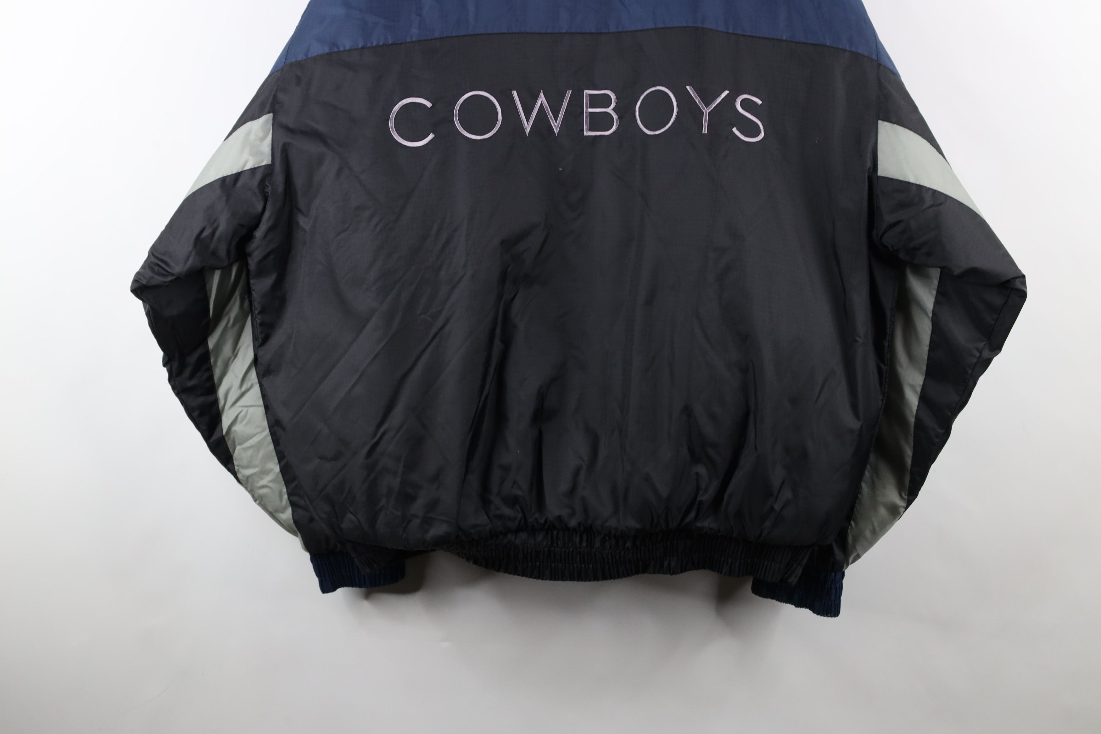 Vintage Vintage 90s Dallas Cowboys Football Quilted Puffer Jacket Size US XL / EU 56 / 4 - 18 Thumbnail