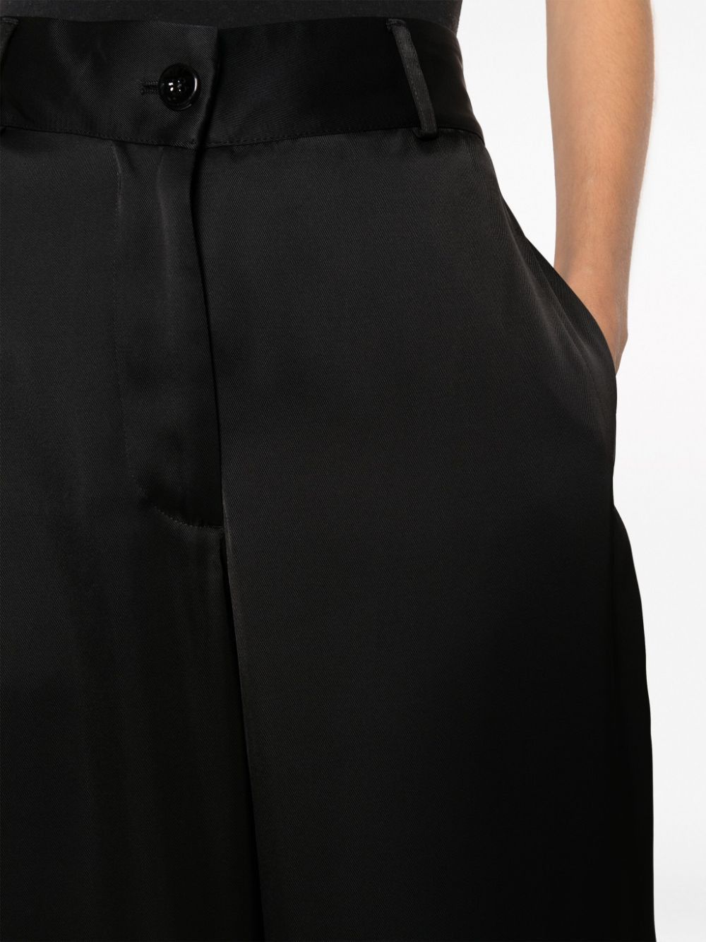 Jil Sander o1y1025 Casual Pant in Black Size 27" / US 4 / IT 40 - 4 Thumbnail