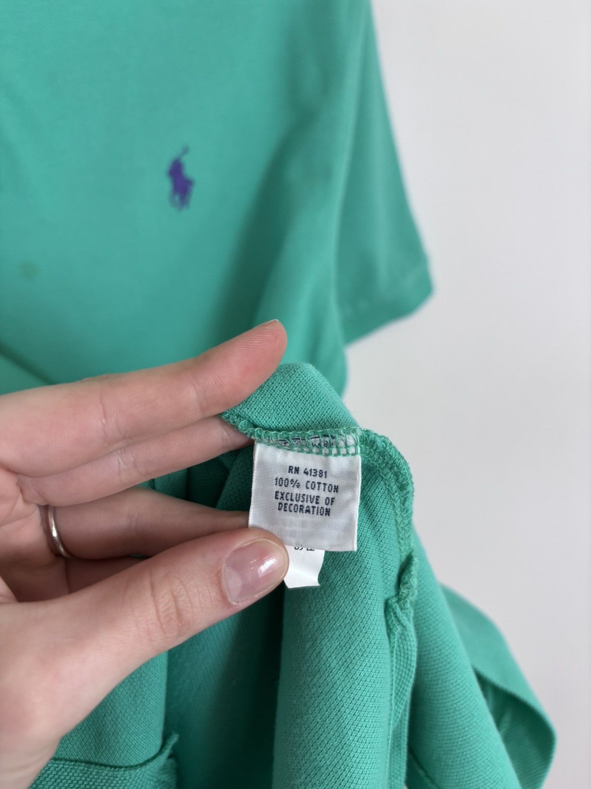 Polo Ralph Lauren Polo Ralph Lauren Men’s Green Cotton Short Sleeve Polo Shirt Size US M / EU 48-50 / 2 - 13 Thumbnail