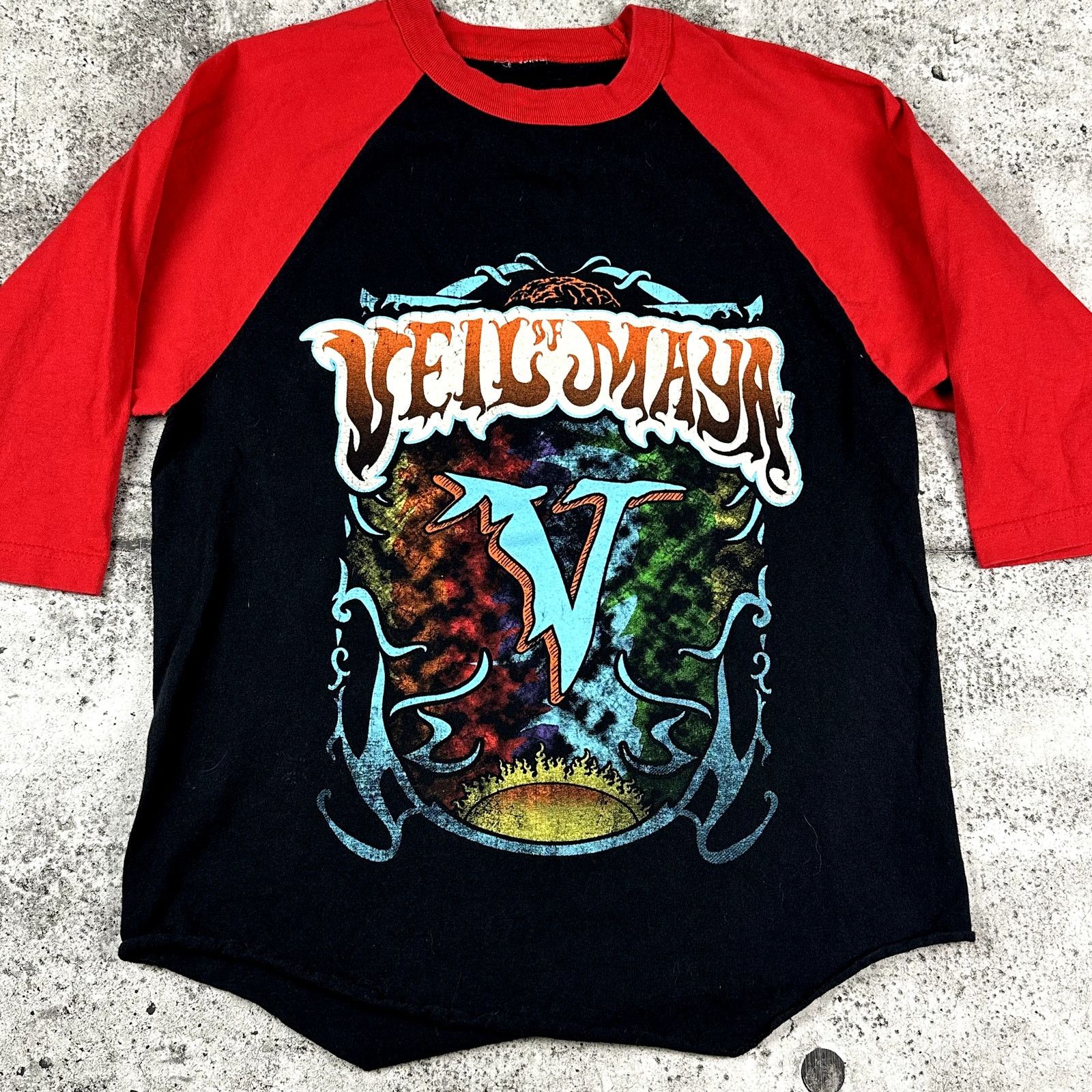 Vintage Veil Of Maya Shiert Baseball Tee Size Medium Size US M / EU 48-50 / 2 - 2 Thumbnail