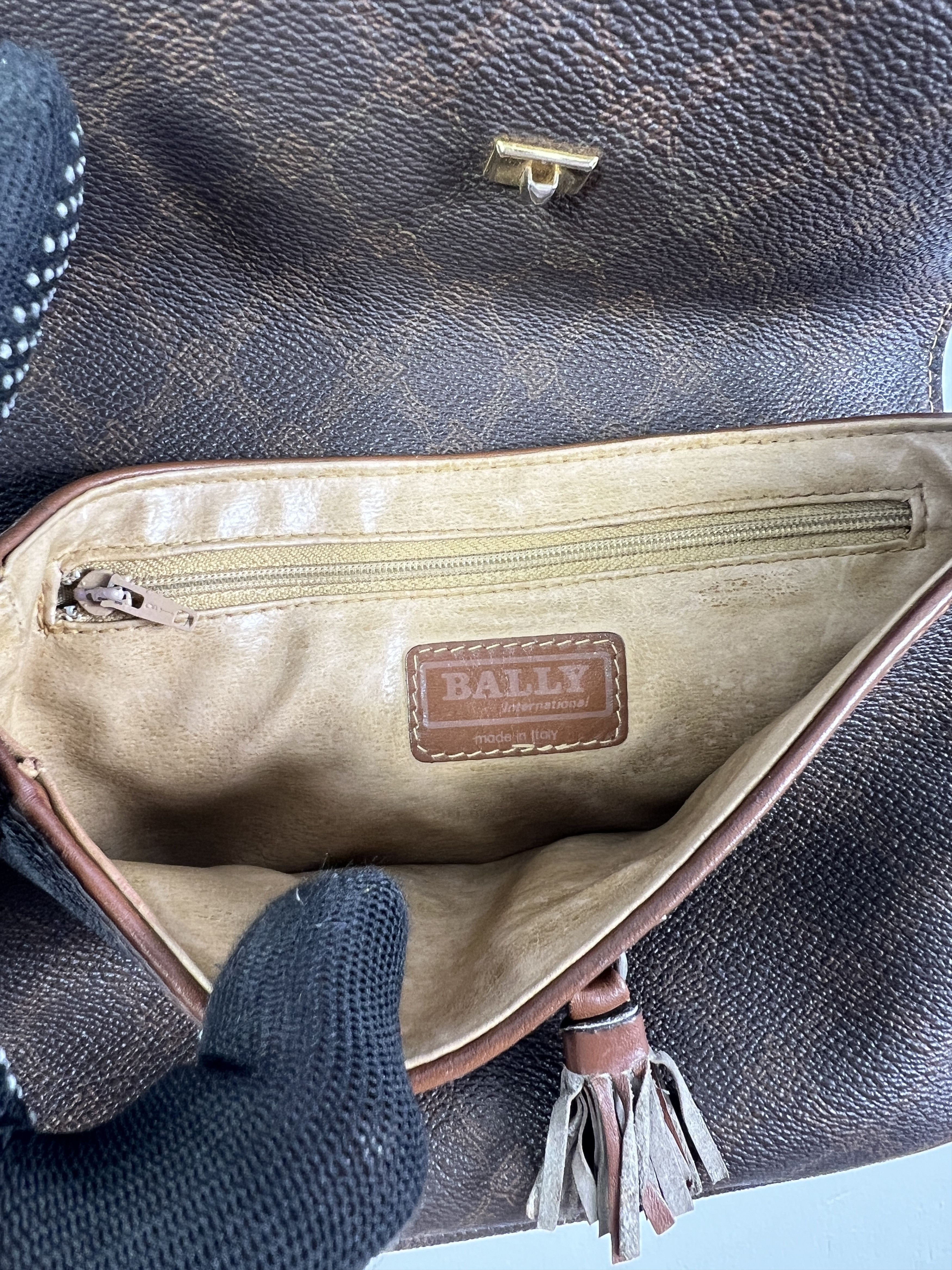 Bally Bally Leather Shoulder Bag Size ONE SIZE - 6 Thumbnail