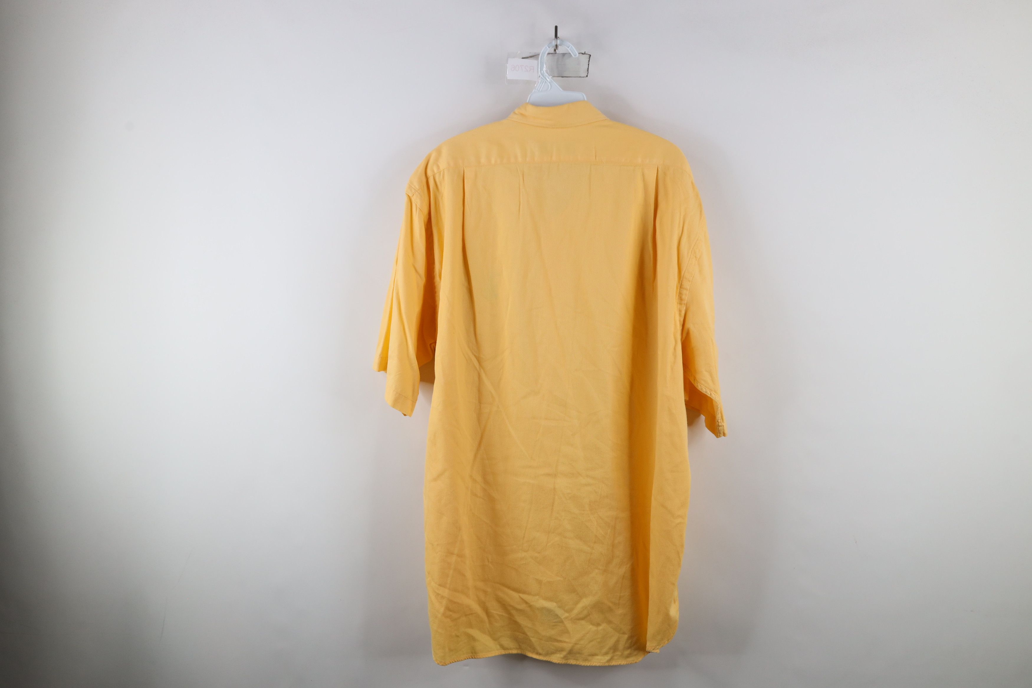 Nautica × Vintage Vintage 90s Nautica Spell Out Golf Short Sleeve Button Shirt Size US L / EU 52-54 / 3 - 8 Thumbnail