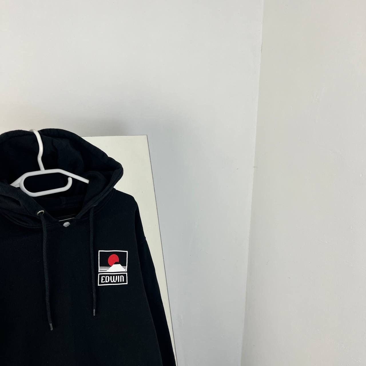 Edwin Vintage Y2K Edwin Faded Black Oversized Hoodie Size US M / EU 48-50 / 2 - 2 Thumbnail