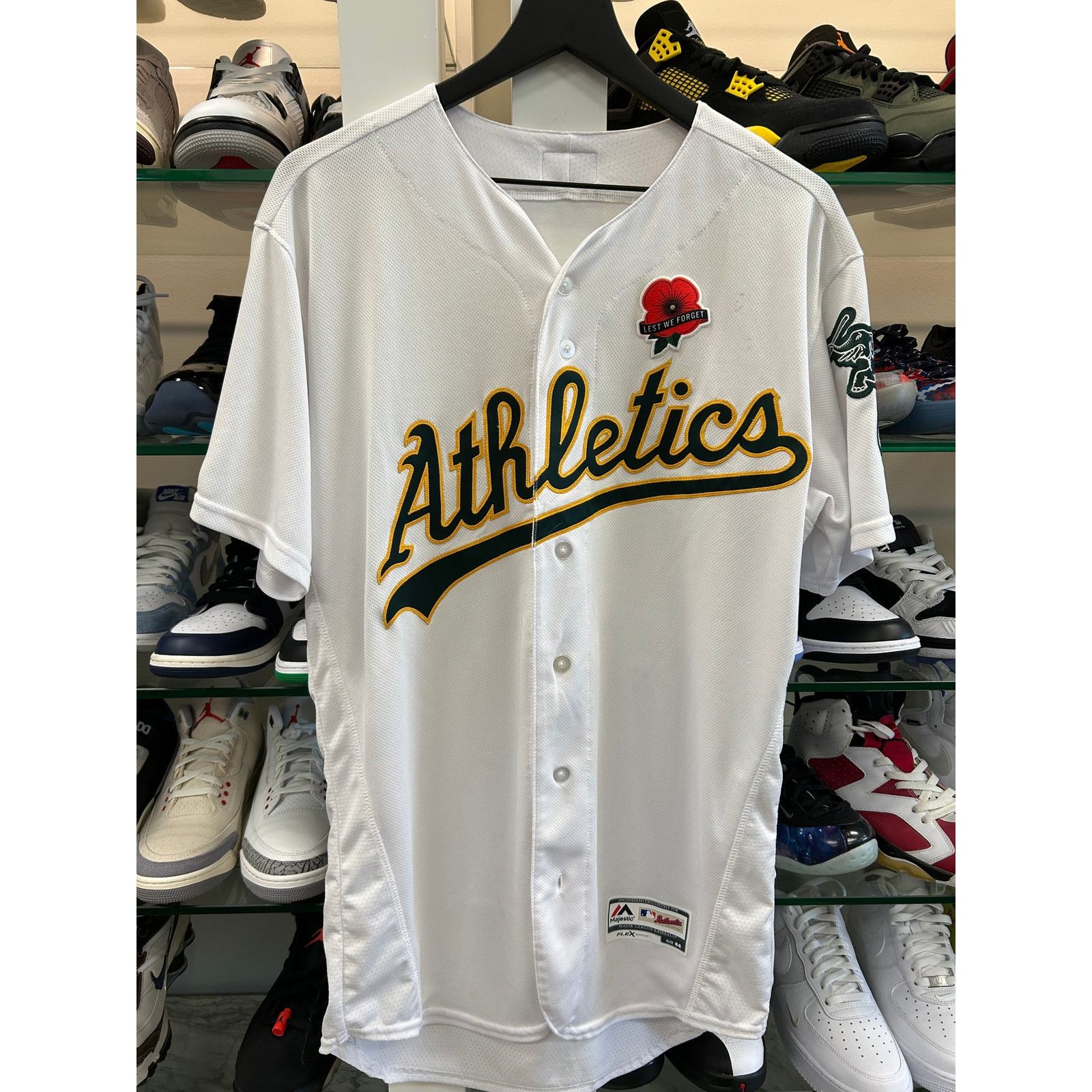 Majestic Majestic Oakland Athletics Authentic On-Field Jersey 44 M Size US M / EU 48-50 / 2 - 1 Thumbnail