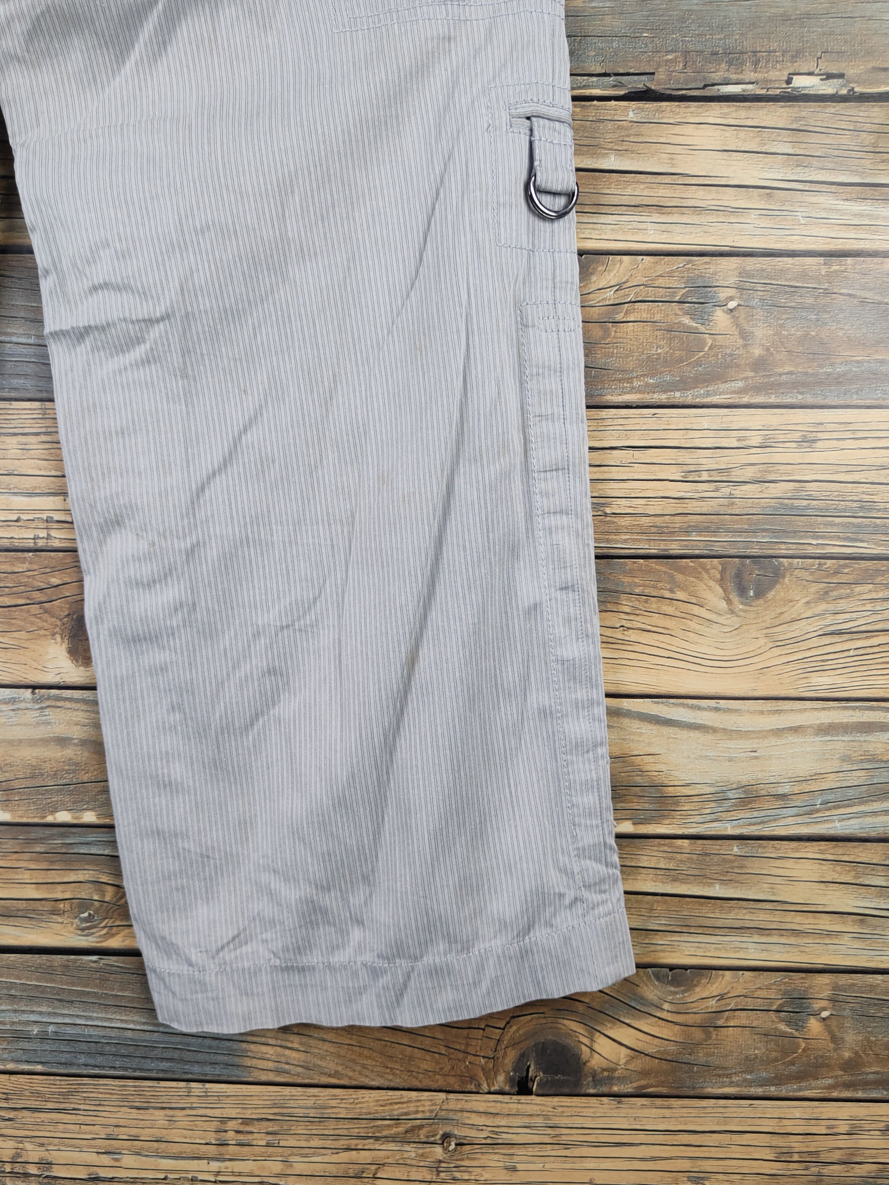 Japanese Brand Epoca Uoma Gray Multipocket Tactical Cargo Pants #2361 Size US 33 - 11 Thumbnail