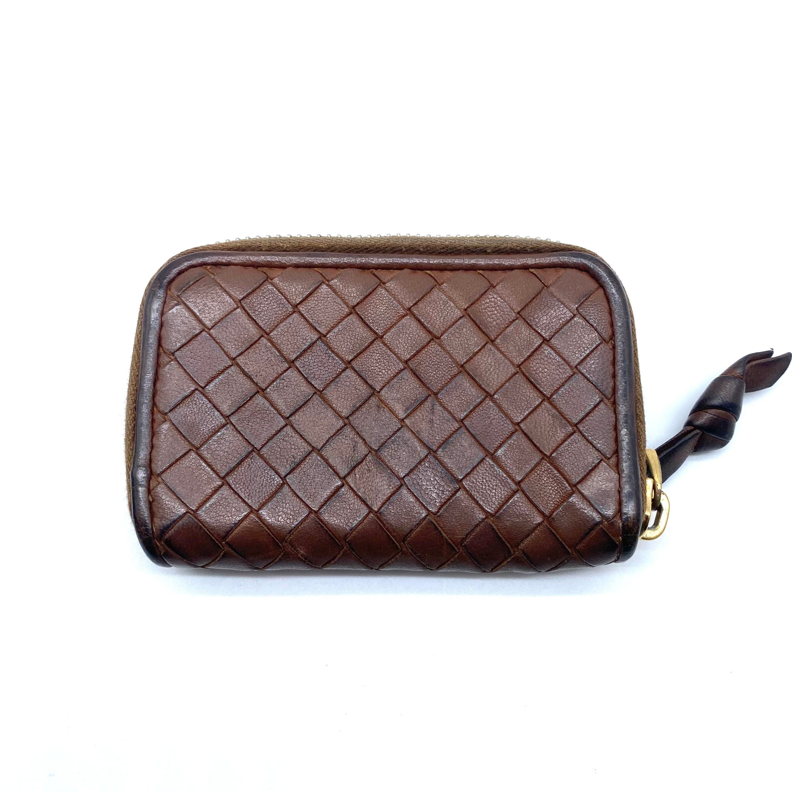 Bottega Veneta Bottega Veneta Intrecciato Coin Case Brown Size ONE SIZE - 2 Thumbnail