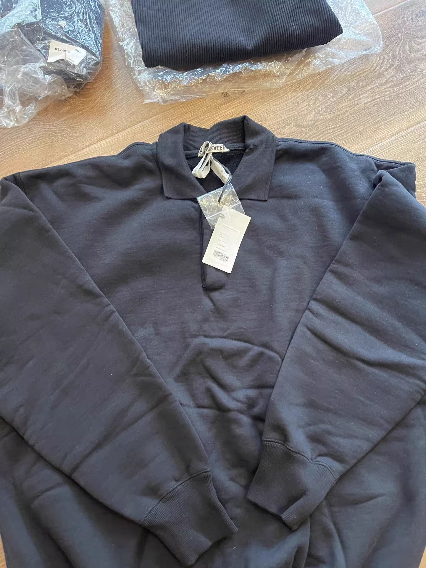 Auralee AURALEE Smooth Soft Sweat Polo Size US XL / EU 56 / 4 - 4 Thumbnail