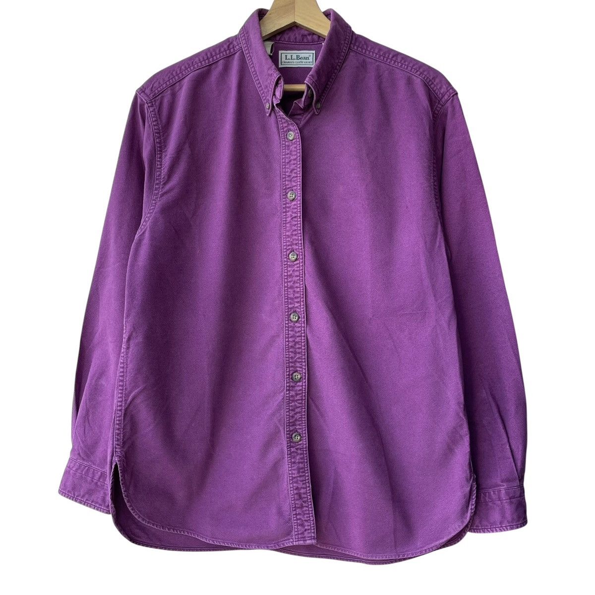 L.L. Bean L.L Bean USA Vintage WMN Purple Chamois Work Shirt Size M / US 6-8 / IT 42-44 - 1 Thumbnail