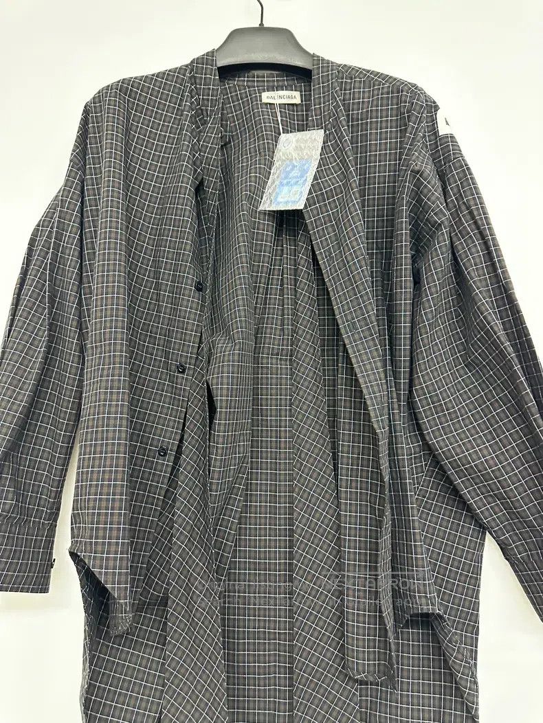Balenciaga Balenciaga Shirt Dress Size XXS / US 00 / IT 34 - 3 Thumbnail