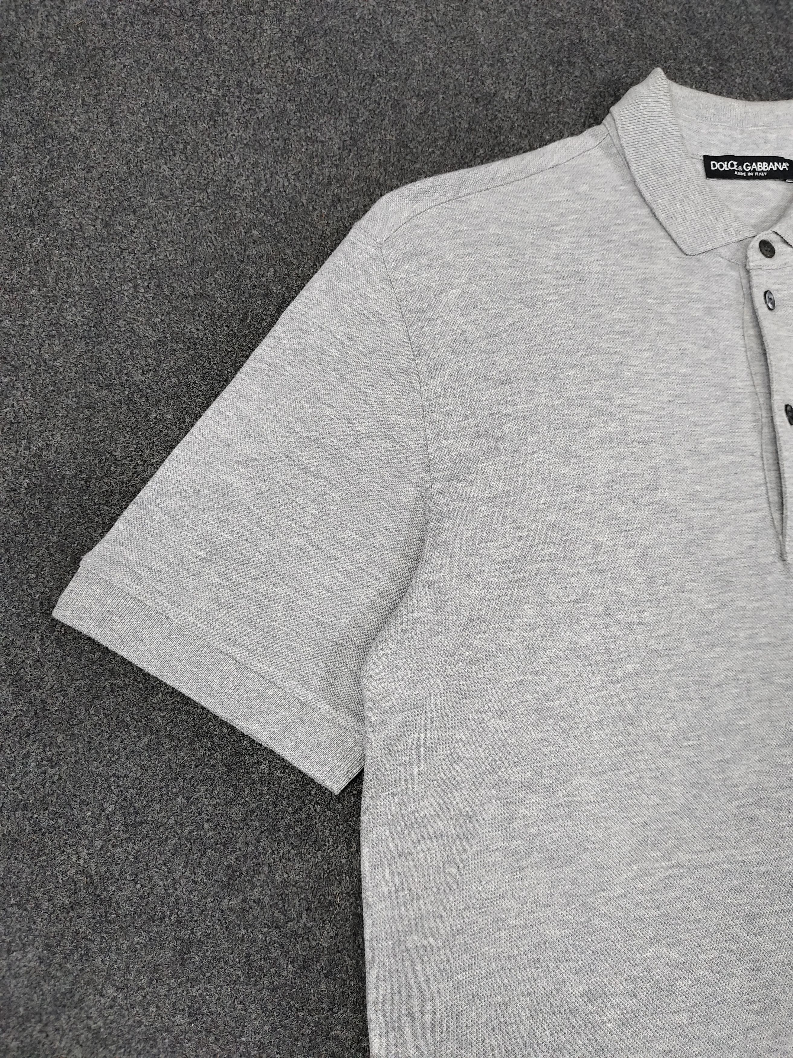 Dolce & Gabbana D&G - Crown Embroidery Logo Luxury Designer Polo Shirt Size US M / EU 48-50 / 2 - 4 Thumbnail