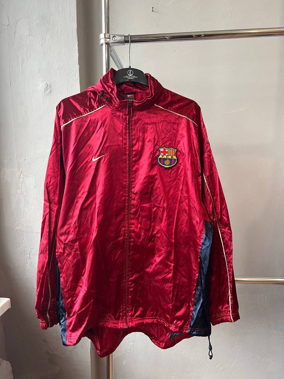 Nike 2001/2002 RARE BARCELONA FC NIKE DRILL TRACK TOP JACKET XXL Size US XXL / EU 58 / 5 - 2 Thumbnail
