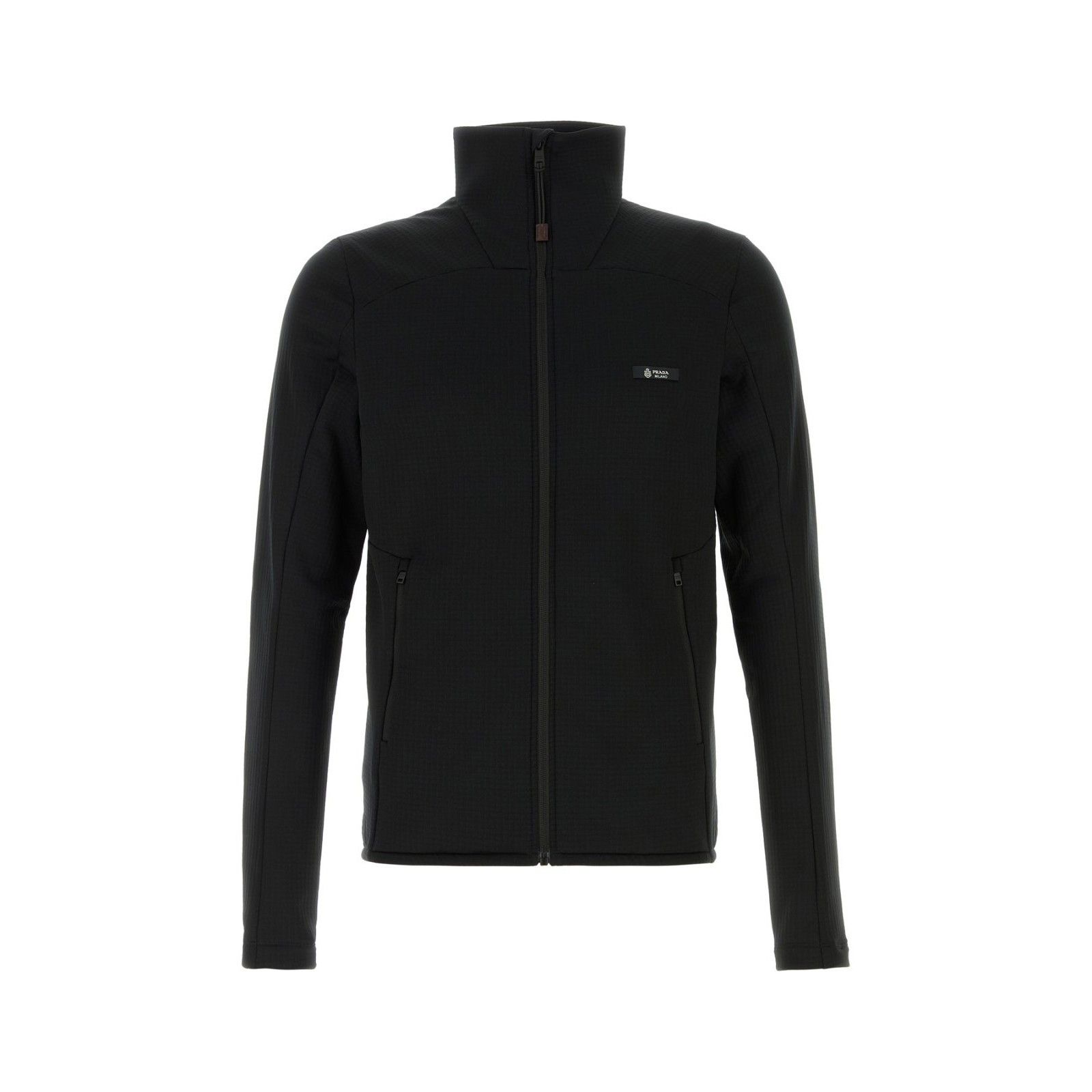 Prada PRADA Black Stretch Pile Sweatshirt New & Authentic (Men's s Size US L / EU 52-54 / 3 - 1 Thumbnail