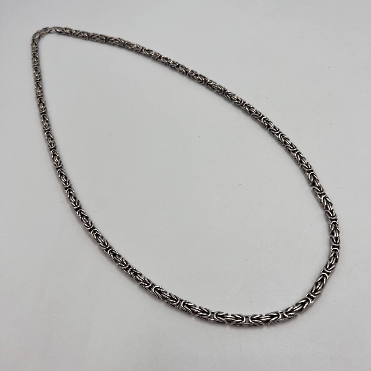 Sterling Silver Large Vintage Sterling Silver 925 Men's Jewelry Chain 51 gr Size ONE SIZE - 4 Thumbnail