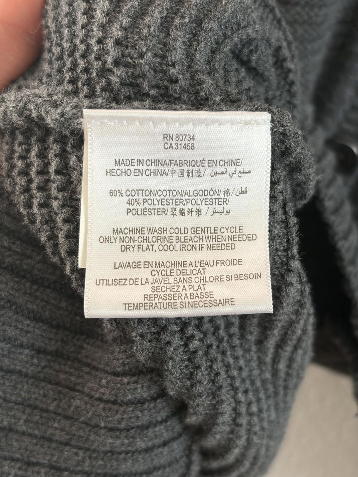 Bcbgmaxazria BCBGMaxAzria Gray Knit Button and Double Zip Vest Size S Size S / US 4 / IT 40 - 4 Thumbnail