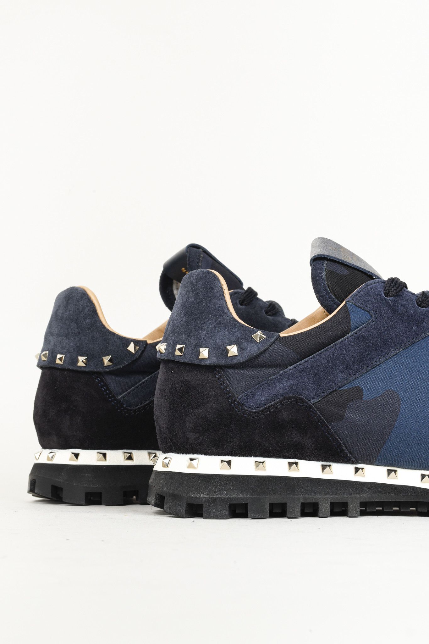 Valentino Valentino Garavani TN952Y0 Rockstud Soul Navy Camo sneakers Size US 10 / IT 40 - 9 Thumbnail