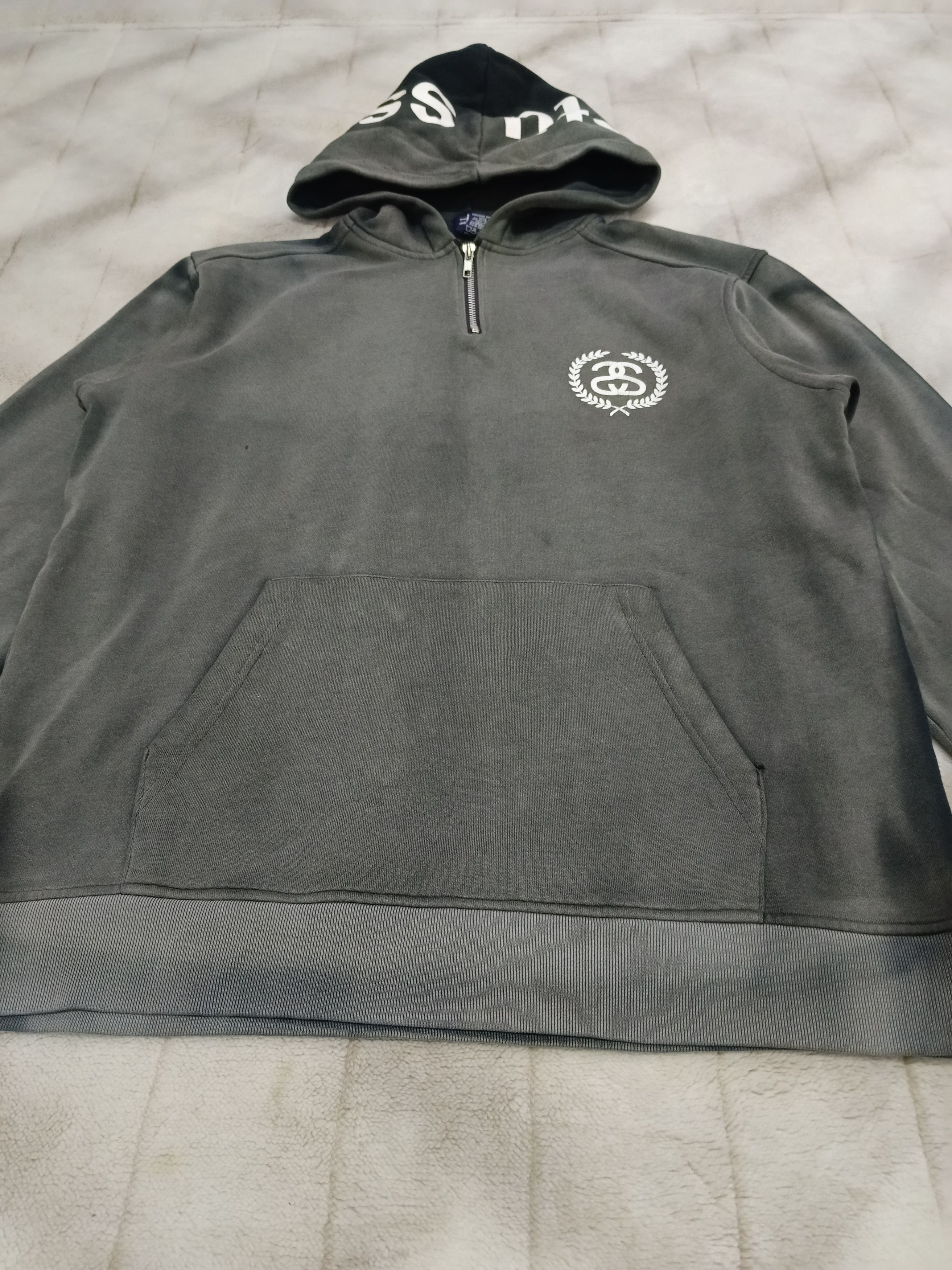 Stussy DISTRESSED STUSSY FADE TWO TONE HOODIE Size US L / EU 52-54 / 3 - 4 Thumbnail