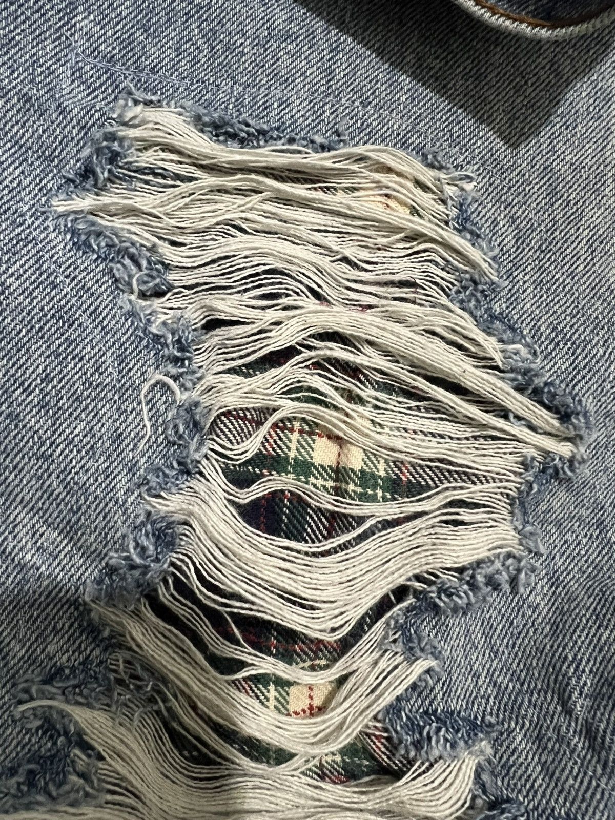 Levi's 90s Levis 505 patchwork flannel Regular denim pants Size US 34 / EU 50 - 6 Thumbnail