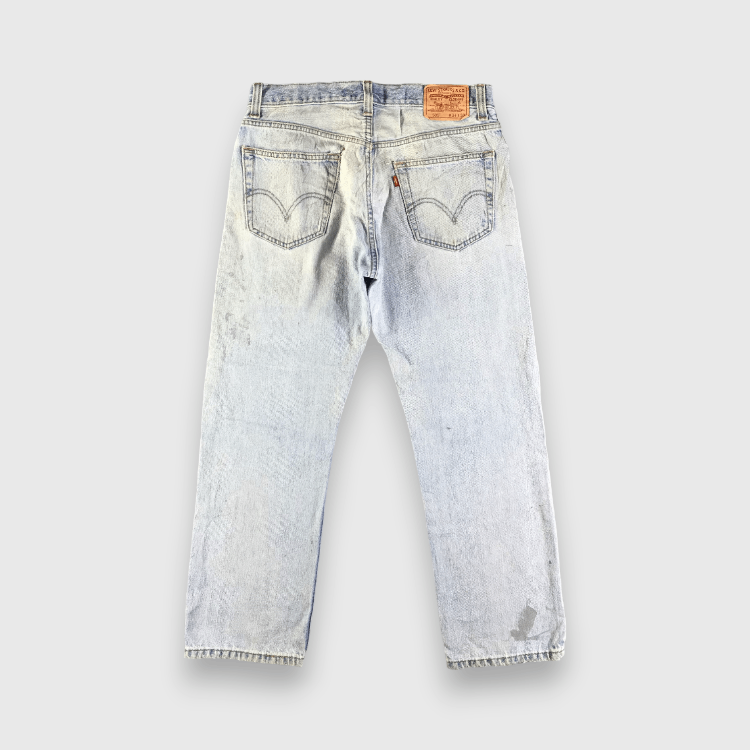 Levi's Vintage Light Wash Levis 505 Jeans-J4269 Size US 34 / EU 50 - 2 Thumbnail