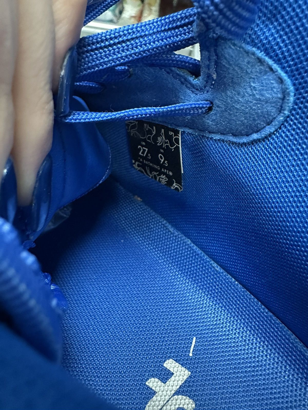 Bape Bape Bapesta Hi (Blue) Size US 9.5 / EU 42-43 - 6 Thumbnail