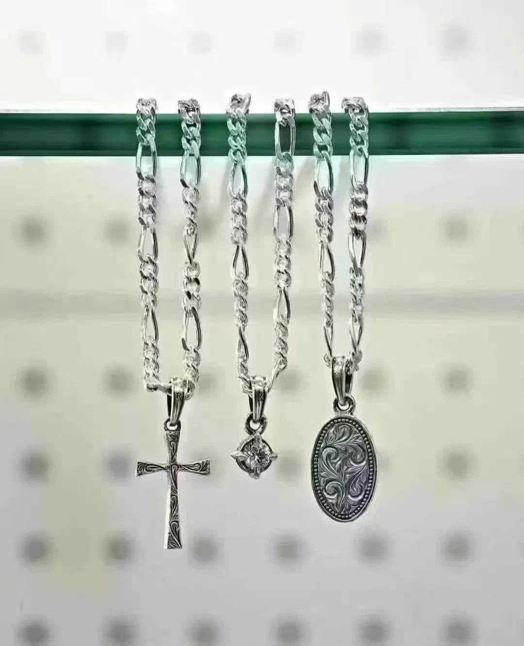 Other ANTIDOTE BUYERS CLUB Japan Oval Arabesque Silver Cross Pendant Size ONE SIZE - 3 Thumbnail