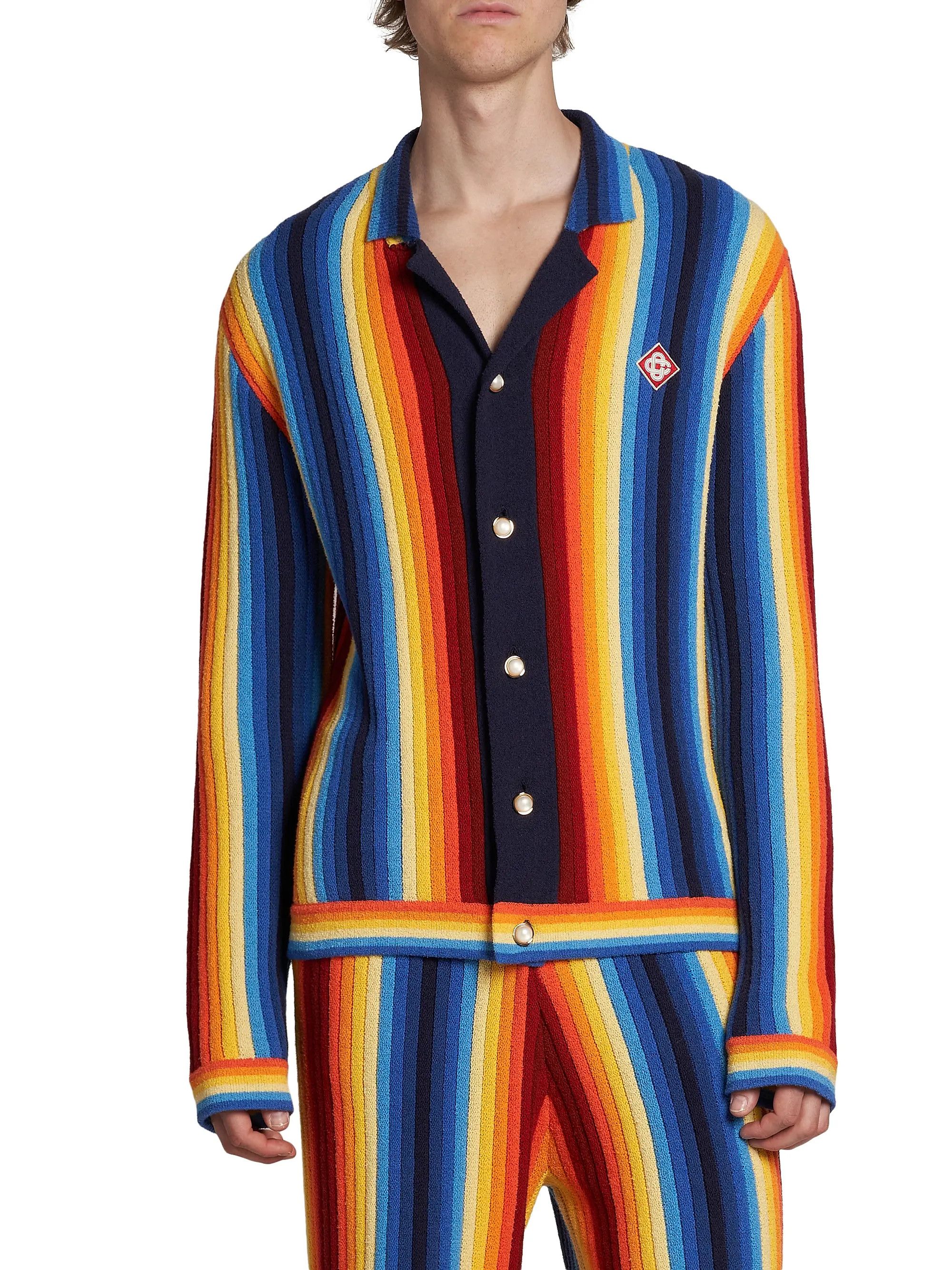 Casablanca os11x0725 Gradient Towelling Effect Jacket in Multicolor Size US M / EU 48-50 / 2 - 2 Thumbnail