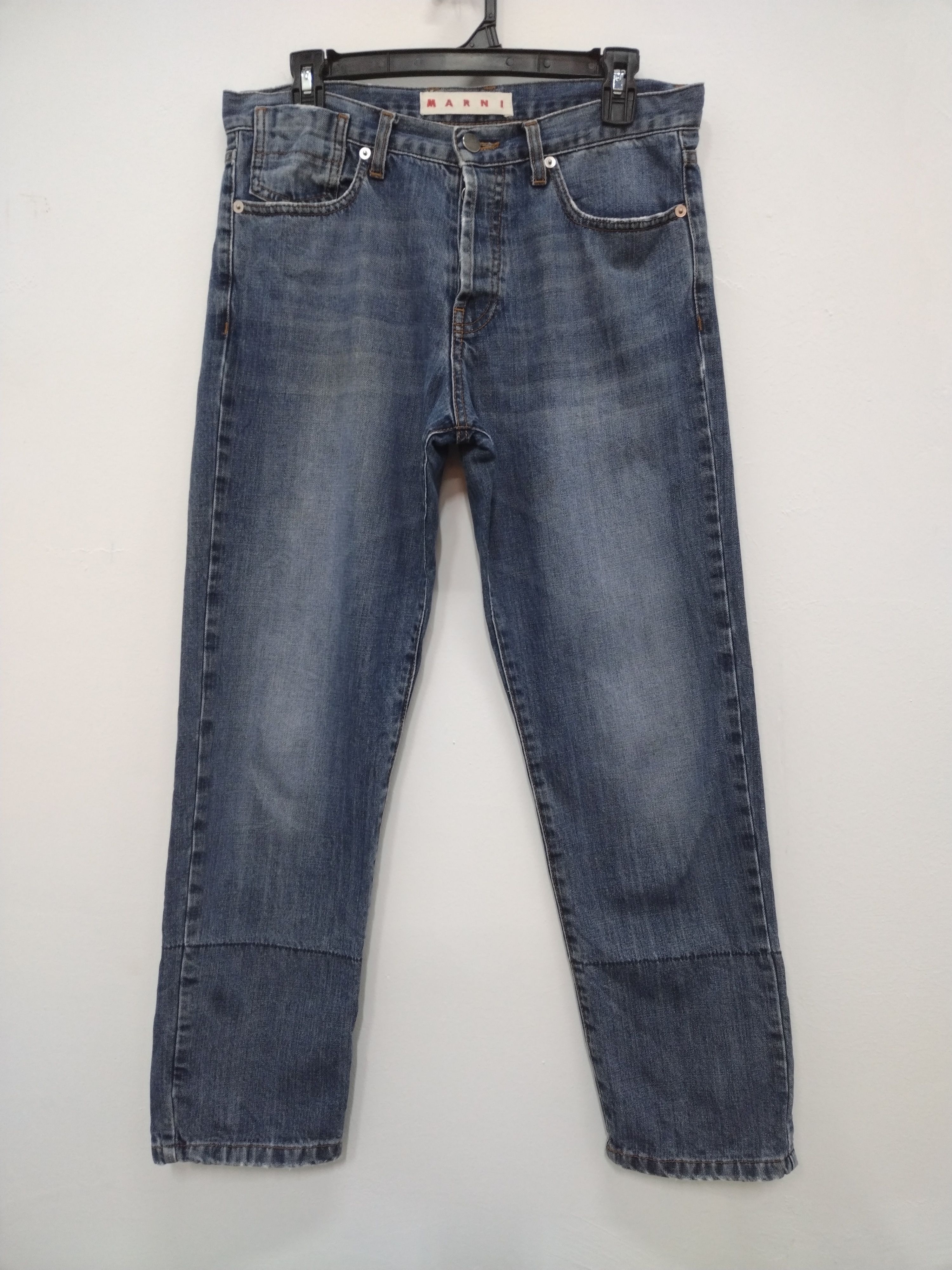 Marni Marni Washed Straight Leg Checkered inside Leg Size US 31 - 1 Thumbnail