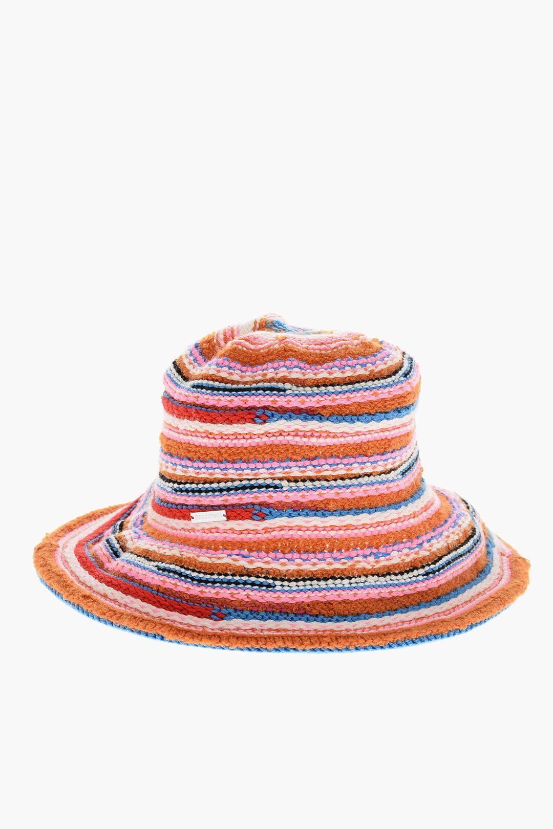 Dsquared2 Knit Bucket Hat with Striped Pattern Size ONE SIZE - 1 Thumbnail