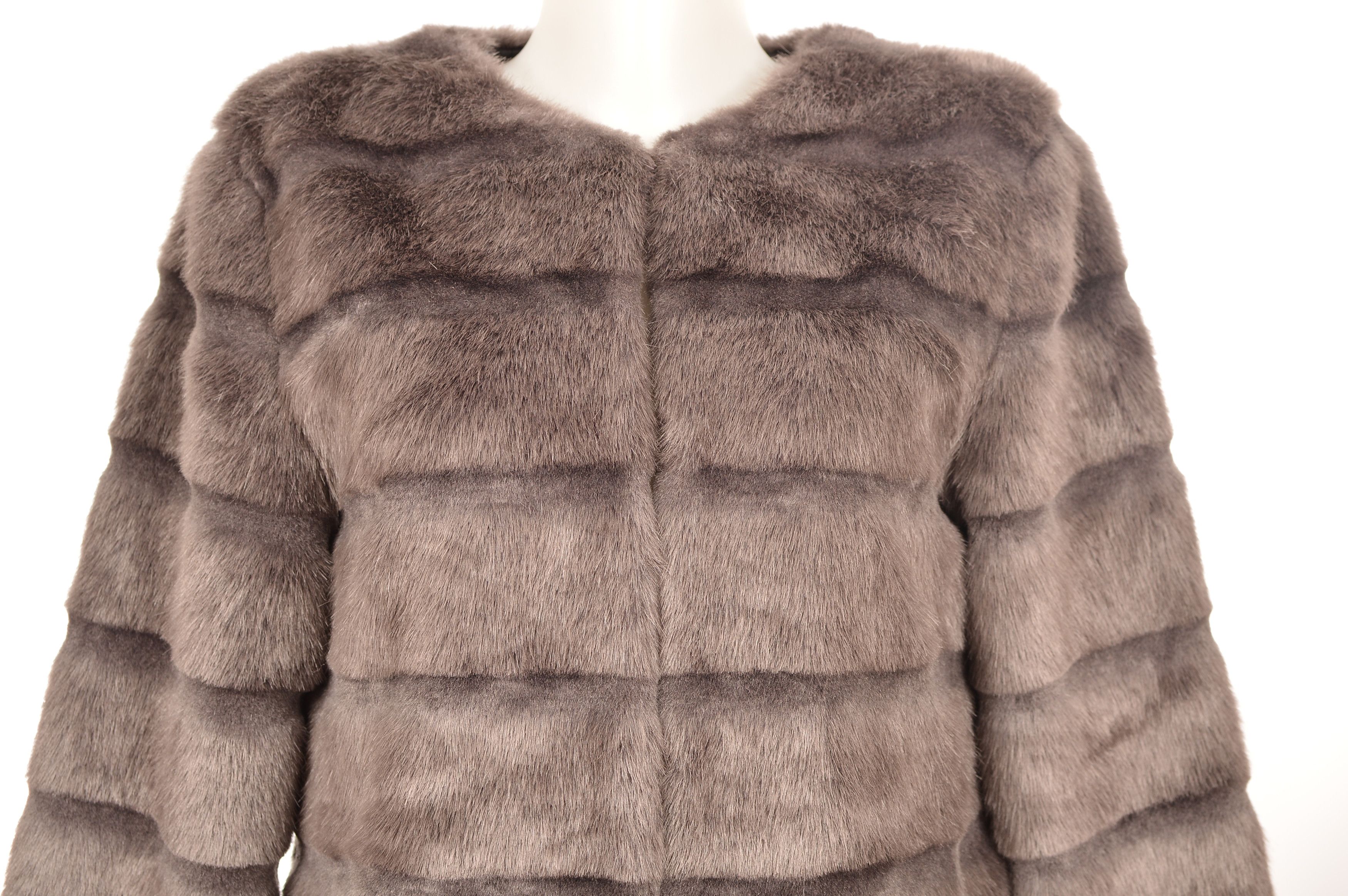 Diane von Furstenberg Diane Von Furstenberg Faux Fur Coat Jacket Size S / US 4 / IT 40 - 2 Thumbnail