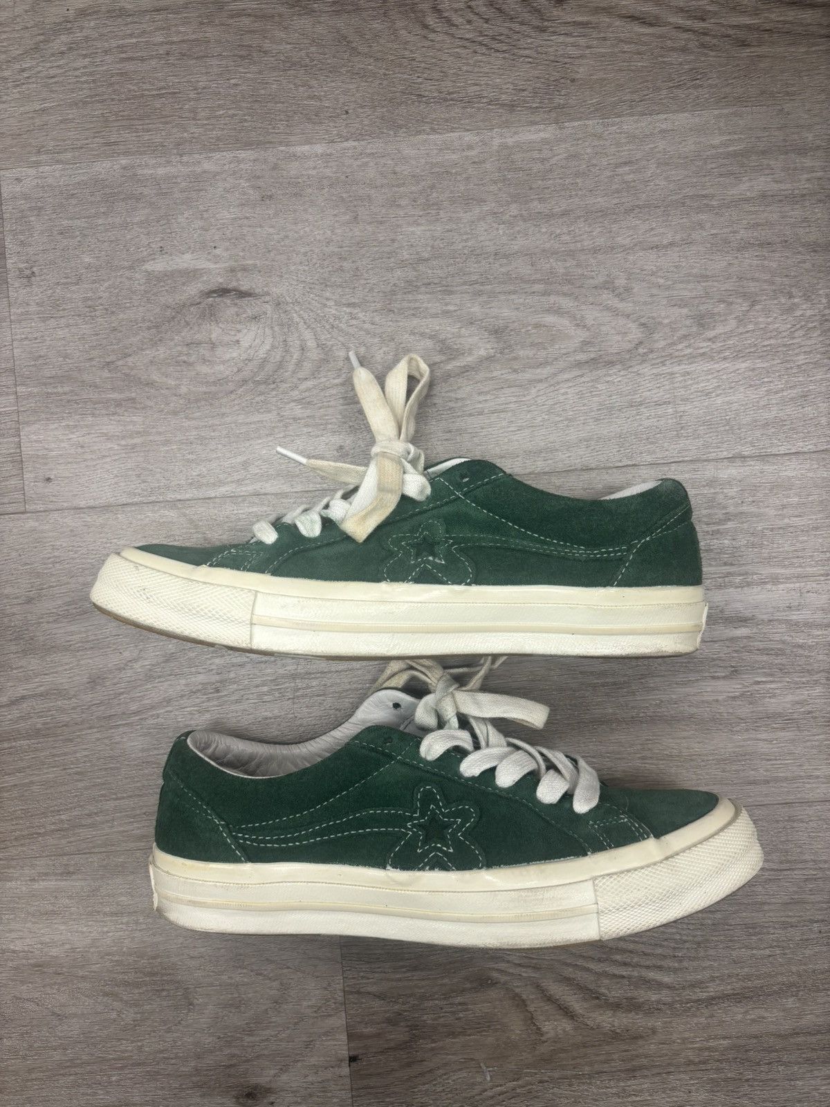 Converse × Golf le Fleur Converse x Golf Le Fleur One Star Green Suede – Size 7 Size US 7 / EU 40 - 1 Thumbnail
