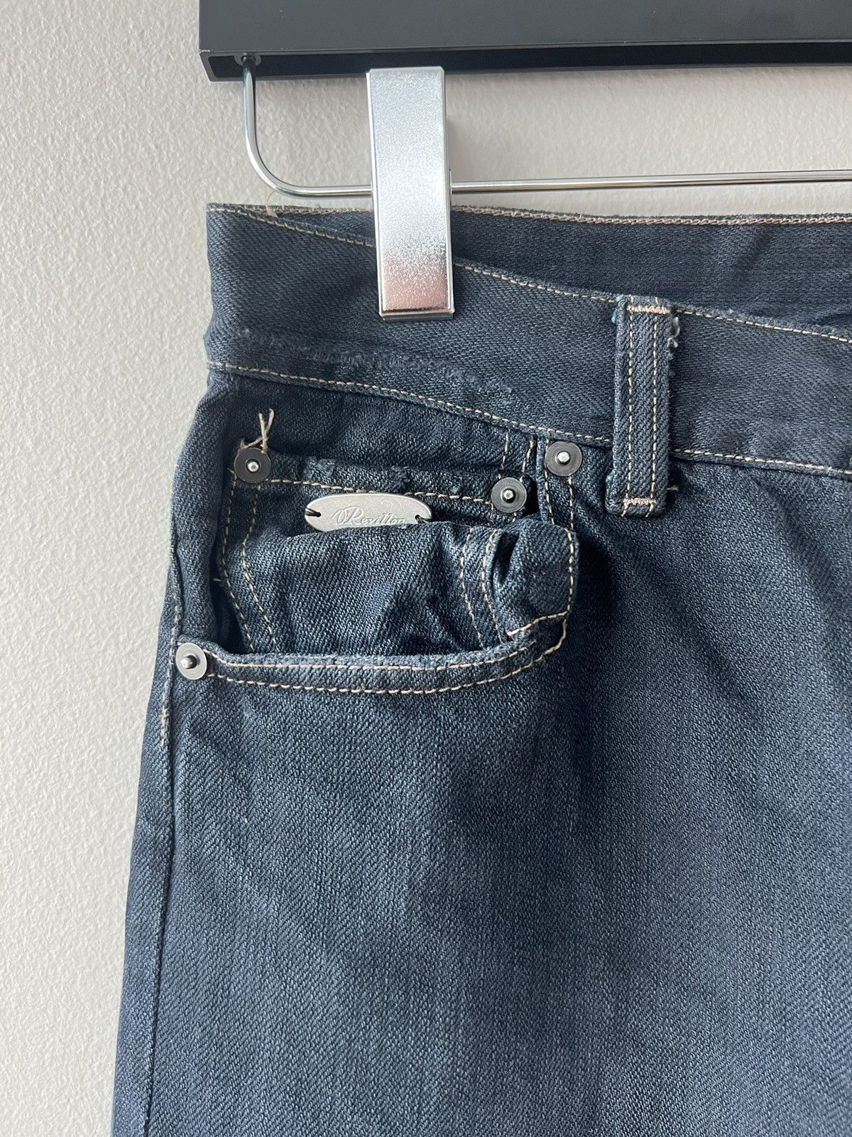 Revillon AW04 Cropped Cashmere-Blend Jeans Size 26" / US 2 / IT 38 - 3 Thumbnail