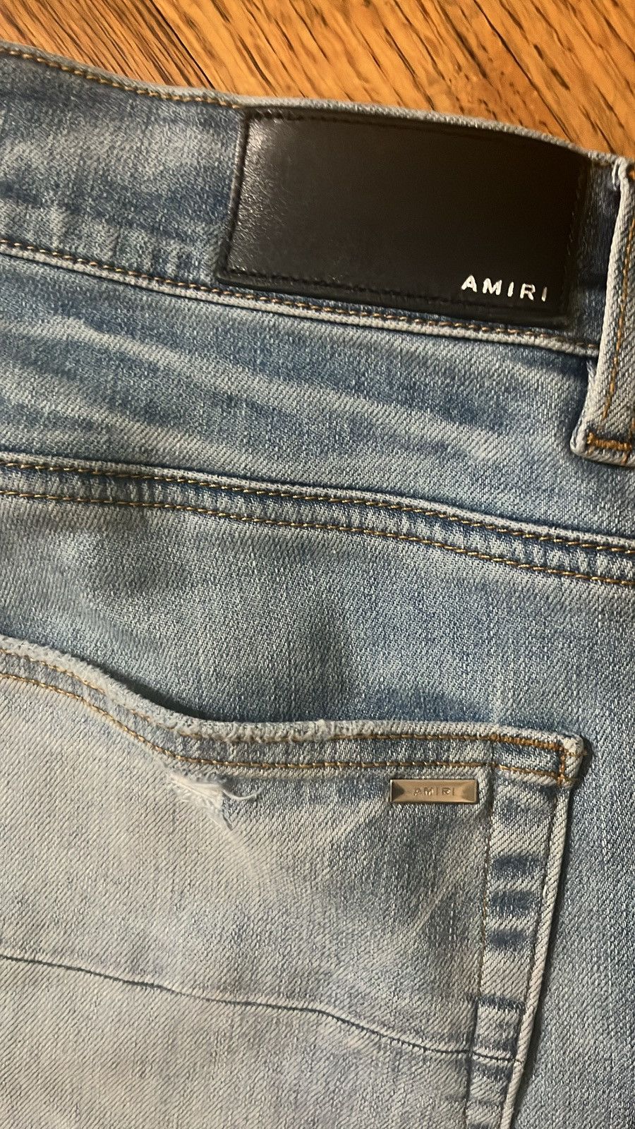 Amiri Amiri mx1 fur patch Size US 32 / EU 48 - 7 Thumbnail