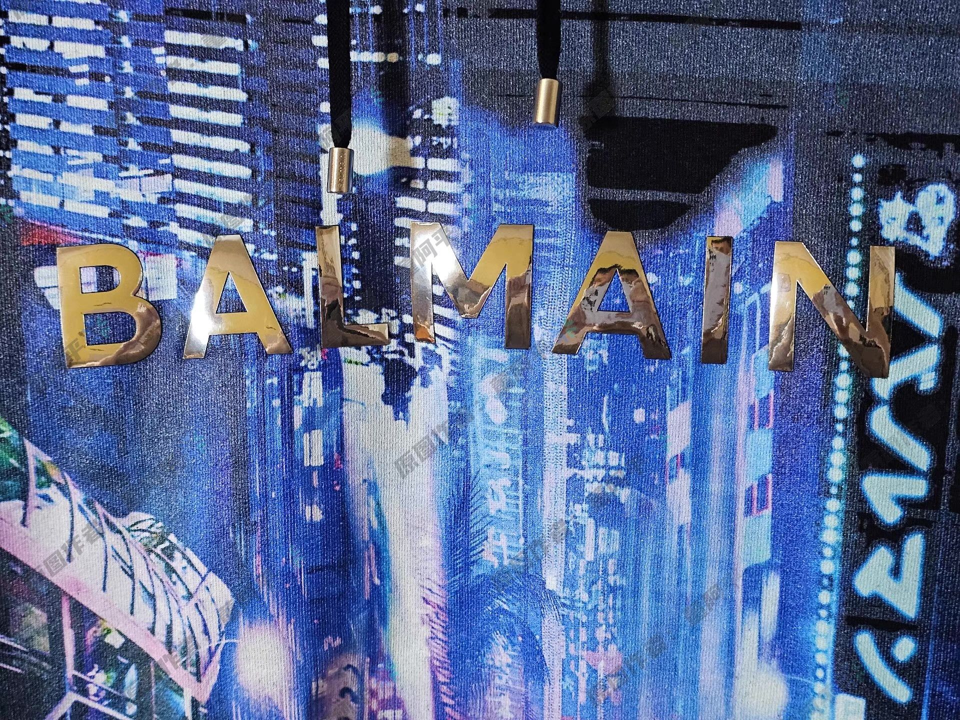 Balmain Balmain hooded sweatshirt Q4 Size US XL / EU 56 / 4 - 3 Thumbnail