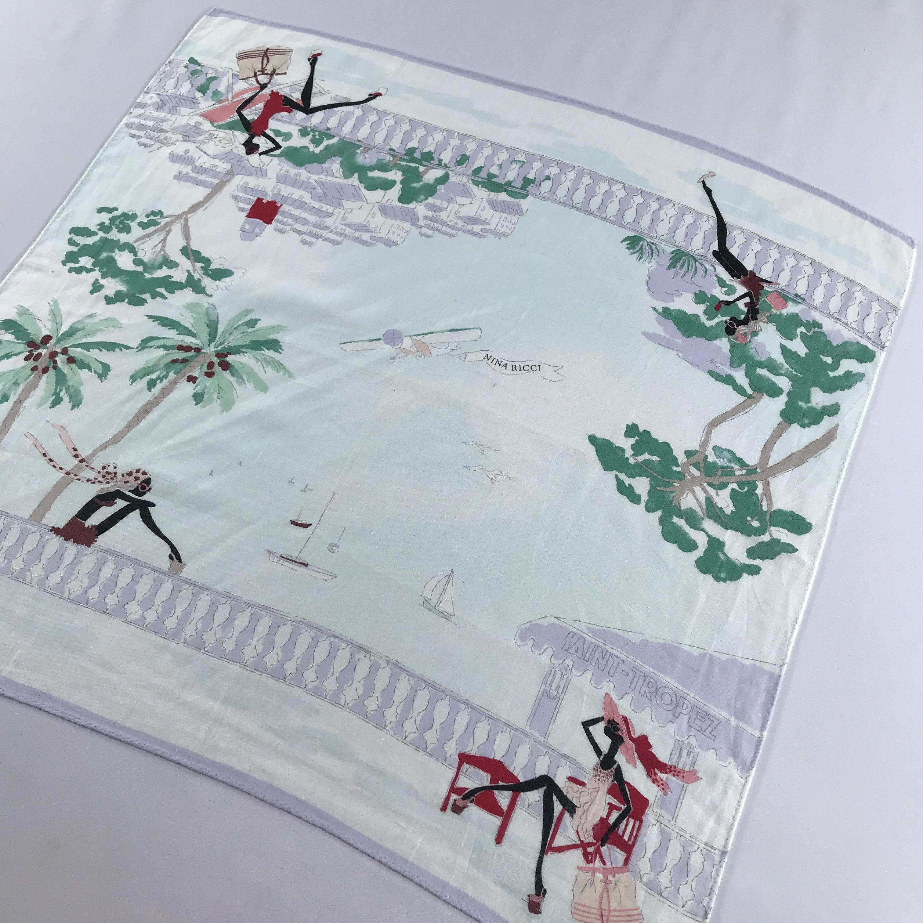 Nina Ricci Nina Ricci Handkerchief Neckerchief Bandana H1001 Size ONE SIZE - 4 Thumbnail