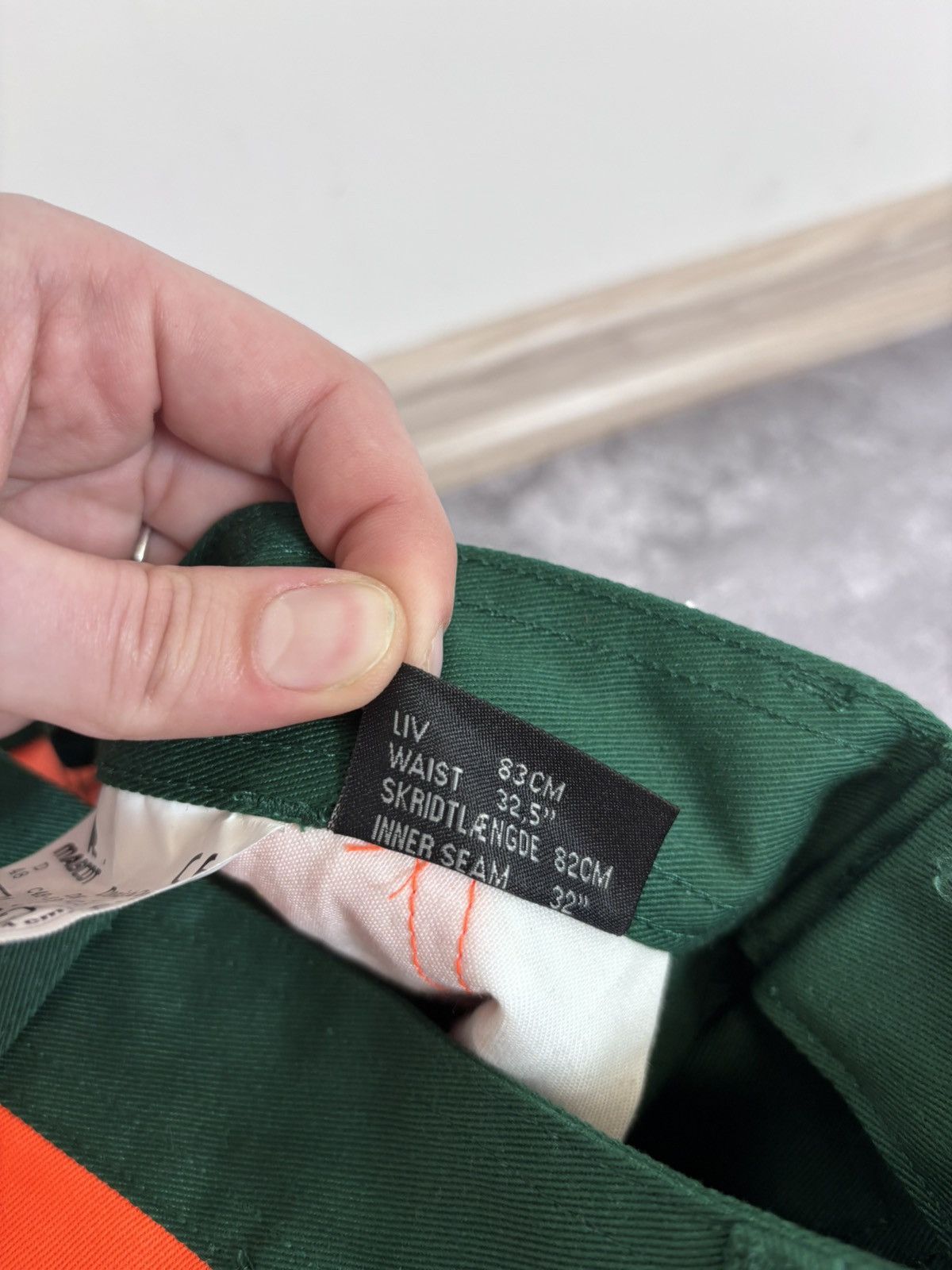 Other Mascot Men’s NWT Reflective Green/Orange Safety Work Pants Size US 32 / EU 48 - 13 Thumbnail