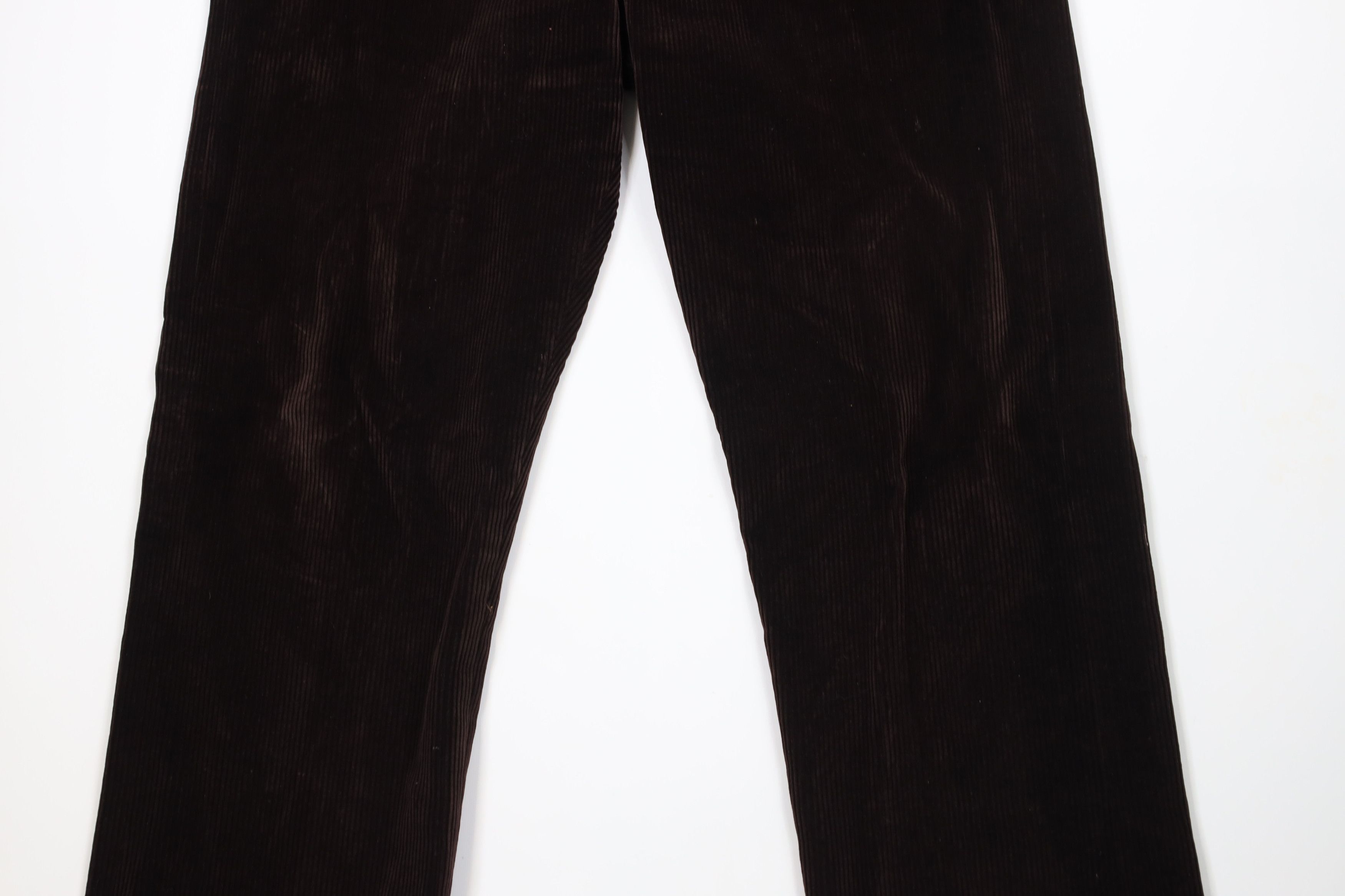Vintage Vintage 90s Streetwear Wide Leg Corduroy Pants Brown Size US 38 / EU 54 - 3 Thumbnail