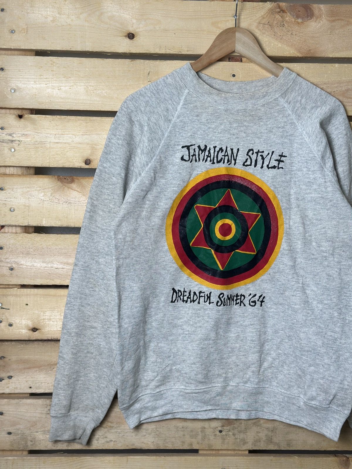 Vintage Vintage Jamaican Style Dreadful Summer ‘64 Sweatshirt Size US L / EU 52-54 / 3 - 4 Thumbnail