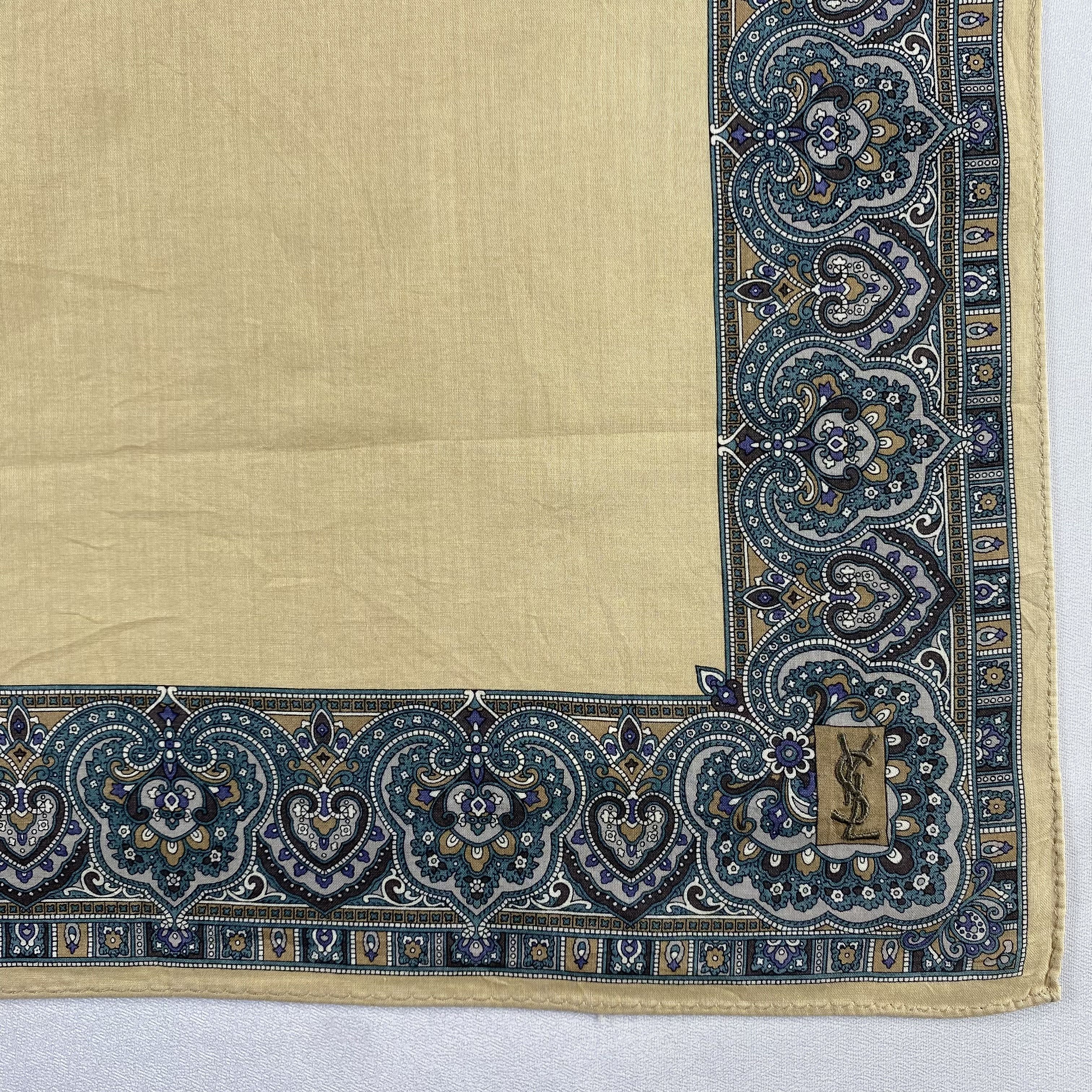 Vintage Yves Saint Laurent Handkerchief / Neckerchief-P1466 Size ONE SIZE - 3 Thumbnail