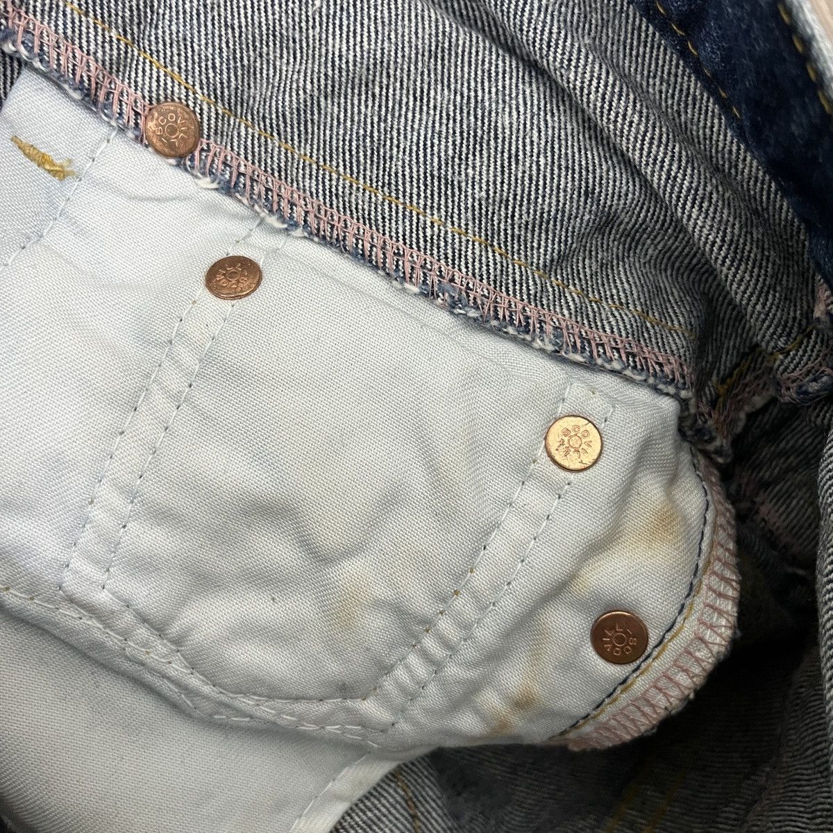 Japanese Brand Antgauge - Double Waist Distressed Patchwork Denim Ifaix Lgb Size US 27 - 21 Thumbnail