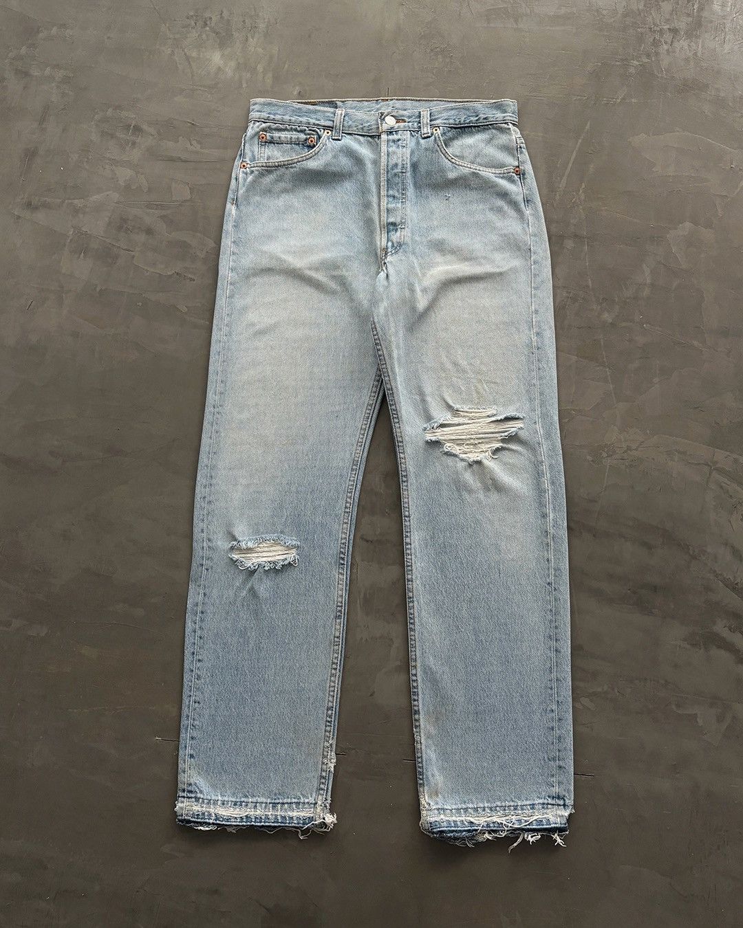 Levi's vintage 1990s levi's 501 usa jeans Size US 32 / EU 48 - 5 Thumbnail
