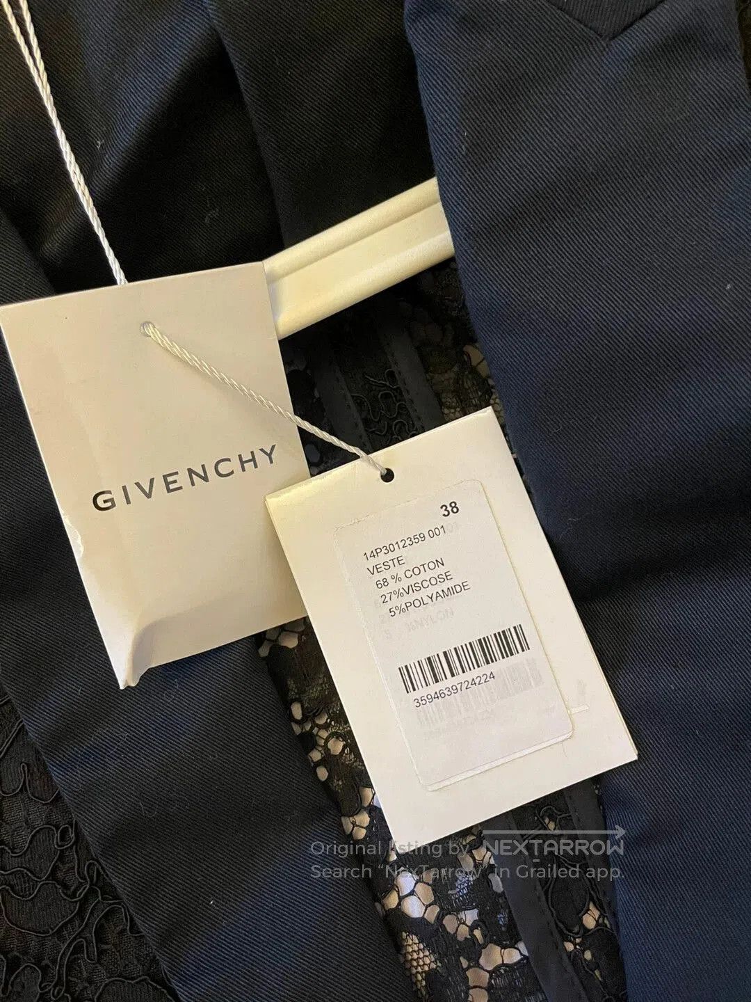 Givenchy Givenchy Hollow Out Blazer. Size US S / EU 44-46 / 1 - 3 Thumbnail