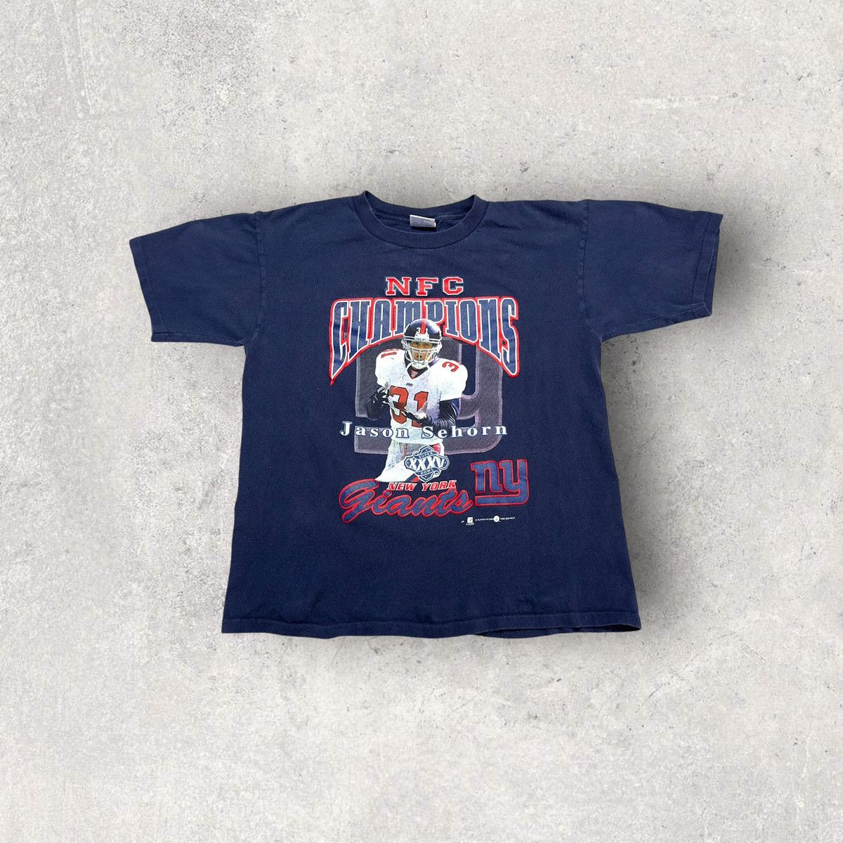 All Sport × NFL × Vintage Vintage New York Giants Jason Sehorn tee Size US L / EU 52-54 / 3 - 1 Thumbnail