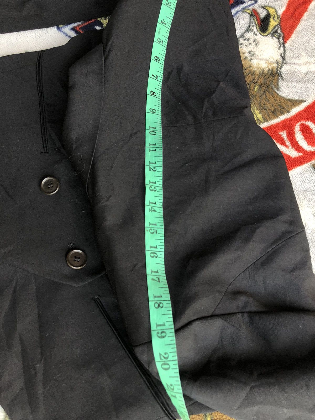 Issey Miyake Vintage Issey Miyake Men Double Breasted Blazer Black Size S Size US S / EU 44-46 / 1 - 15 Thumbnail