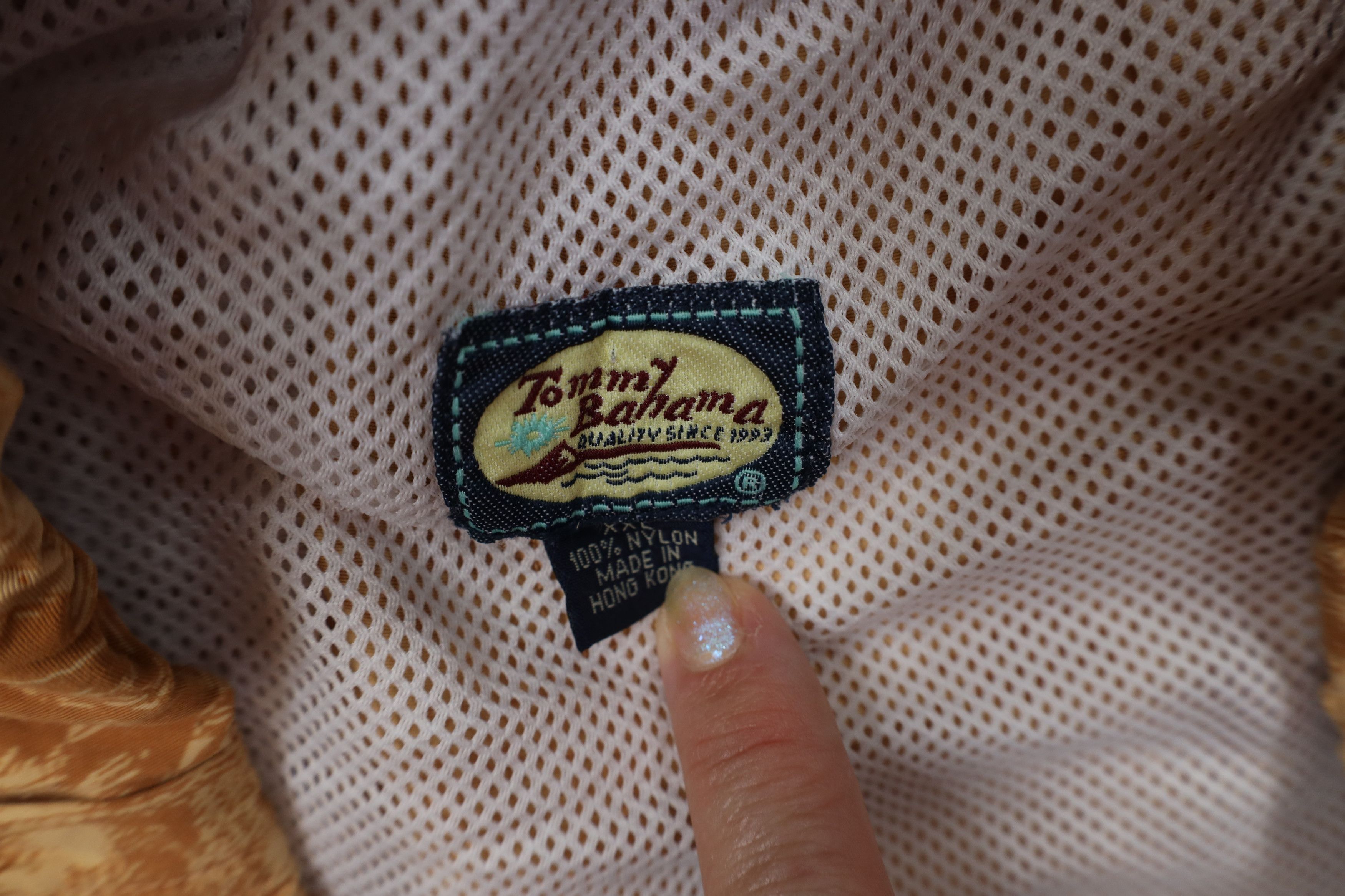 Tommy Bahama Vintage 90s Tommy Bahama Over Print Lined Shorts Swim Trunks Size US 38 / EU 54 - 8 Thumbnail