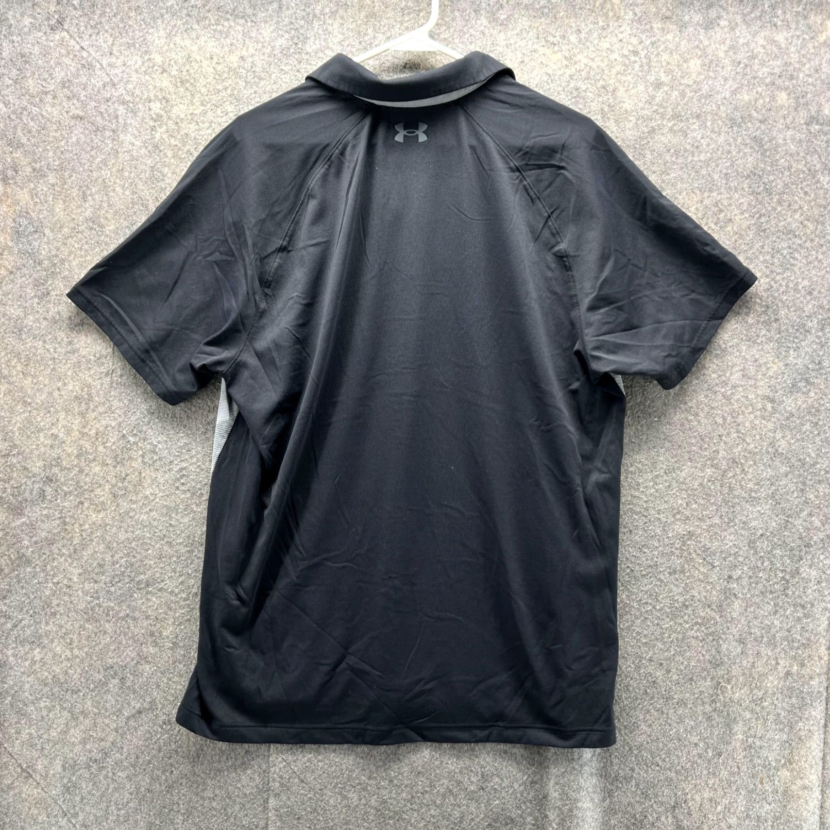 Under Armour Under Armour Polo Shirt Men XL Gray HeatGear Athletic Golf UA Shirt Polo Short Sleeve Button Collared Vertex Regular Fit Size US XL / EU 56 / 4 - 2 Thumbnail
