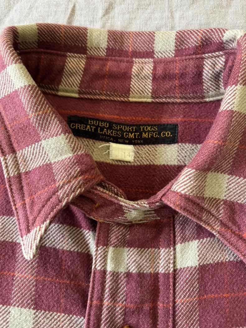 Freewheelers FREEWHEELERS Size 14 woolen work shirt. Size US XXS / EU 40 - 3 Thumbnail