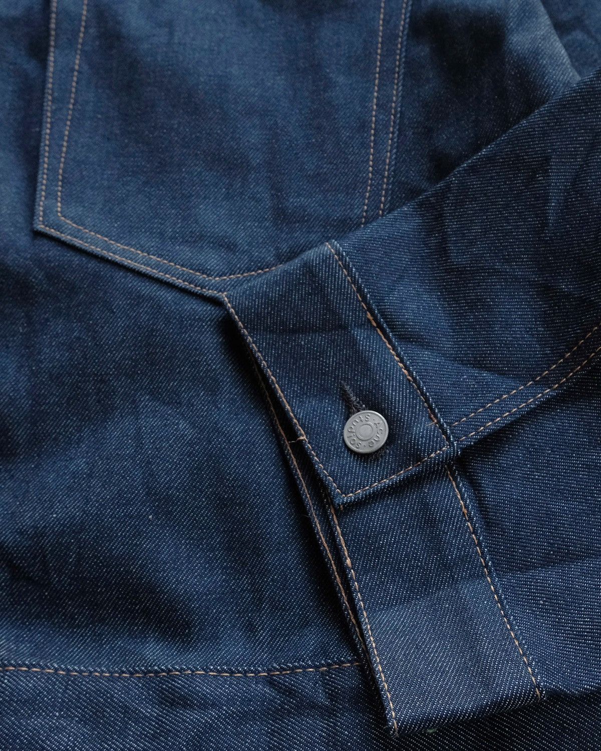 Acne Studios Acne Studios Boxy Denim Jacket-Indigo Blue Size US L / EU 52-54 / 3 - 7 Thumbnail